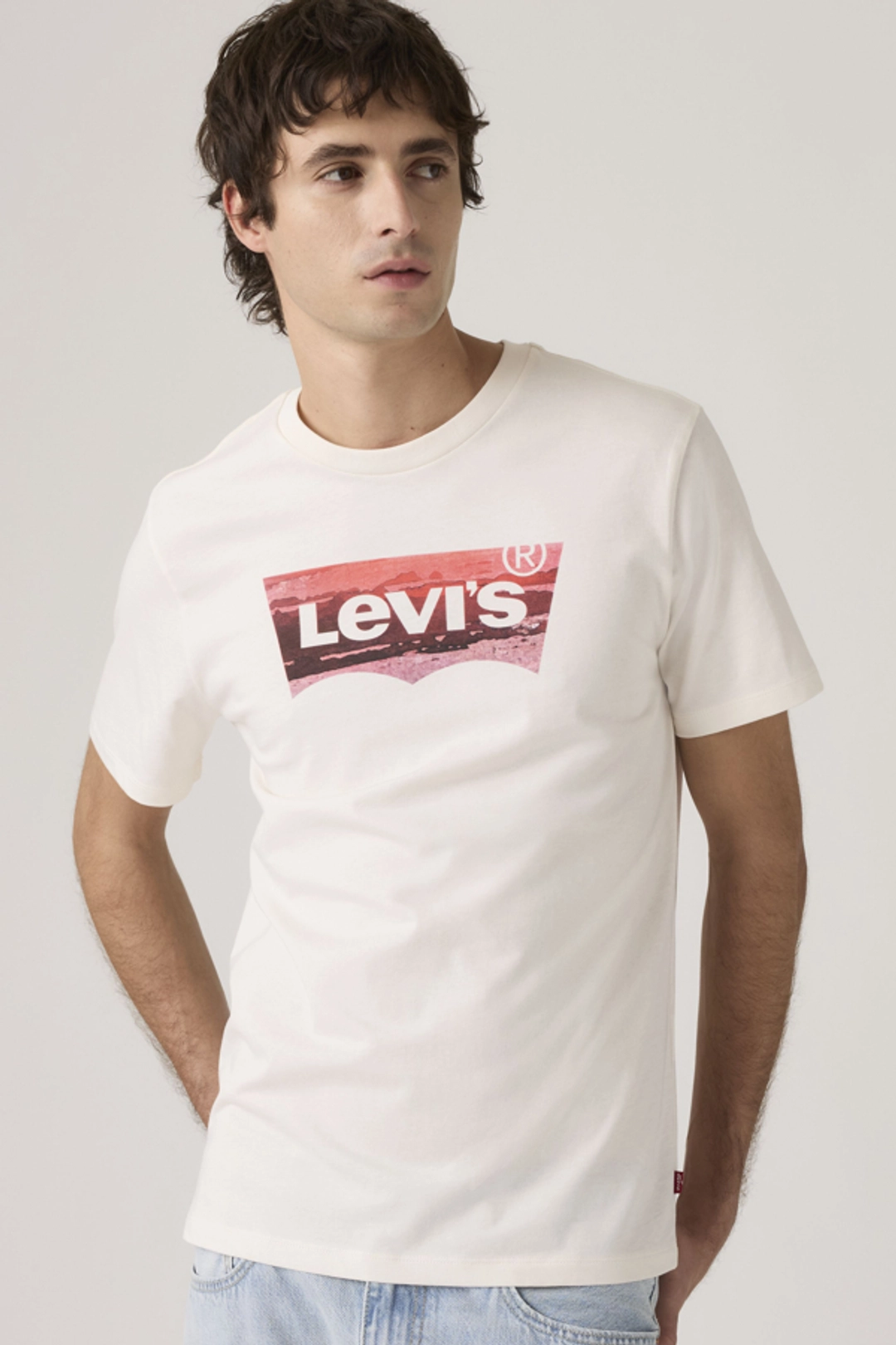 Levi's T Shirt Graphique Classic - Homme - Bleu / Dress Blues - 2XL