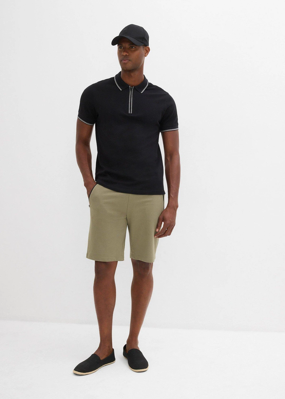 Bermuda sweat avec poches latérales zippées - 2