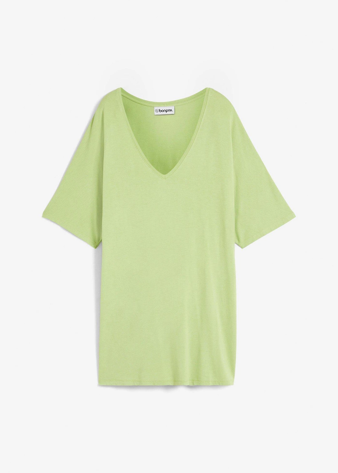 T-shirt long en viscose extensible