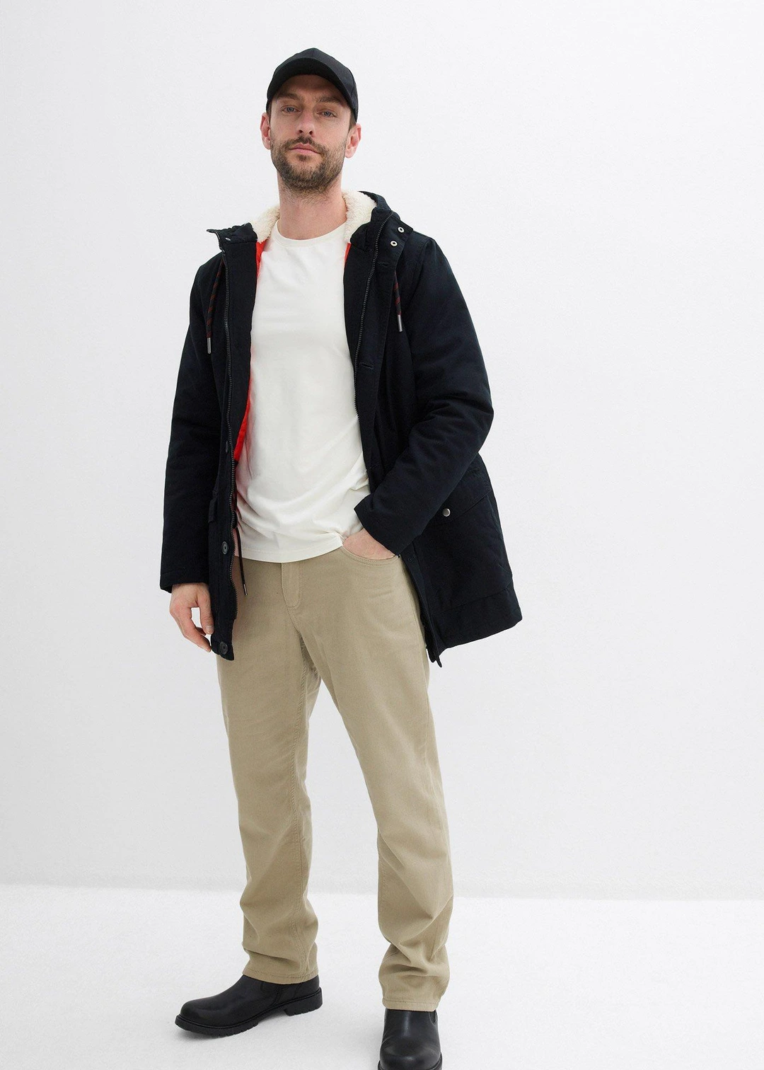 Parka d’hiver avec doublure peluche