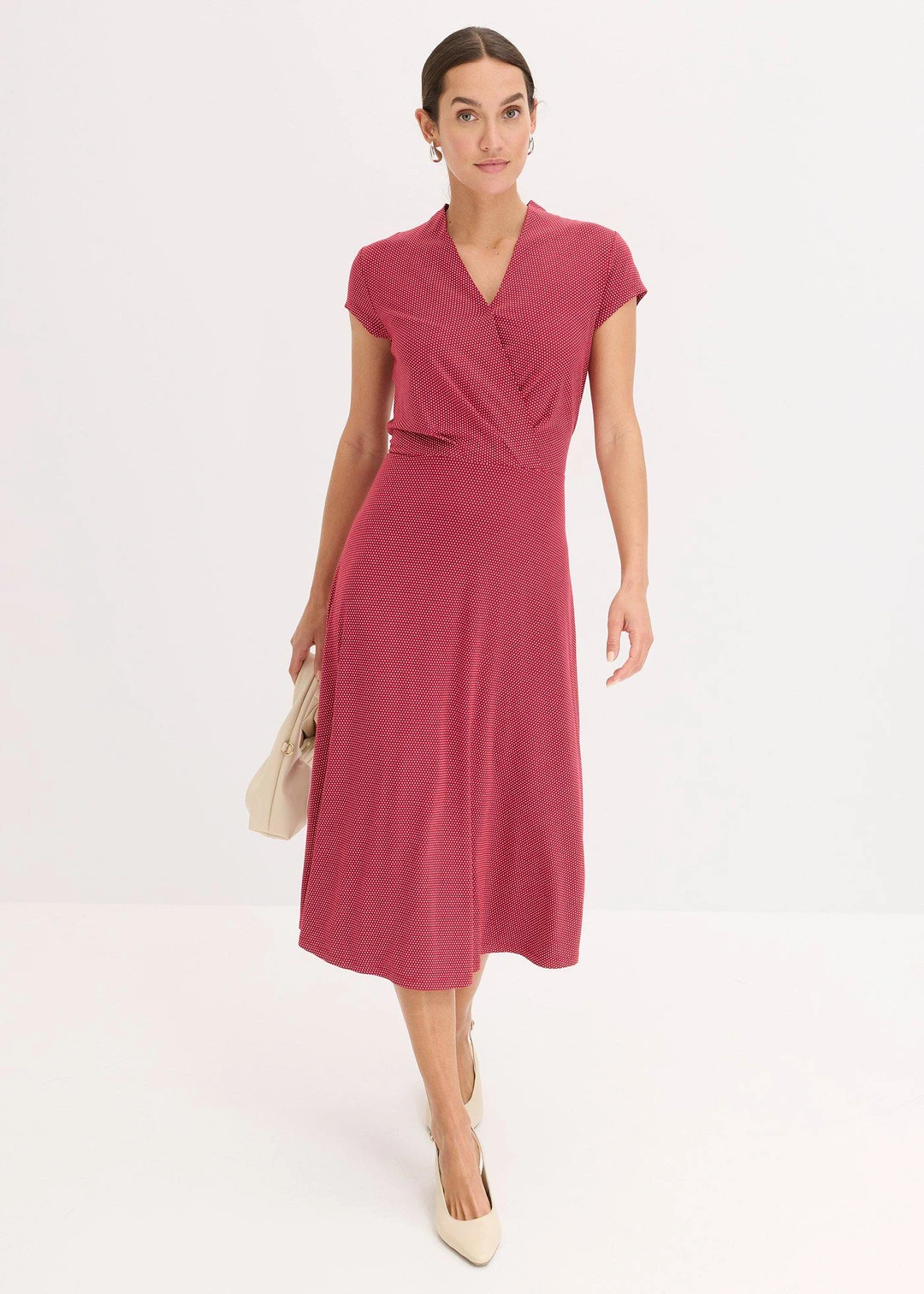 Robe midi en viscose extensible - 2
