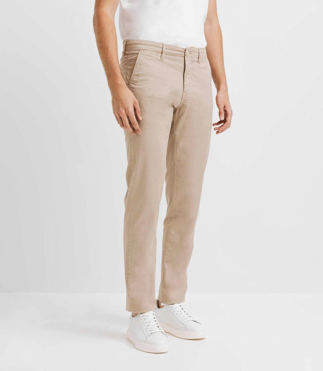 IZAC - Pantalon casual stretch beige