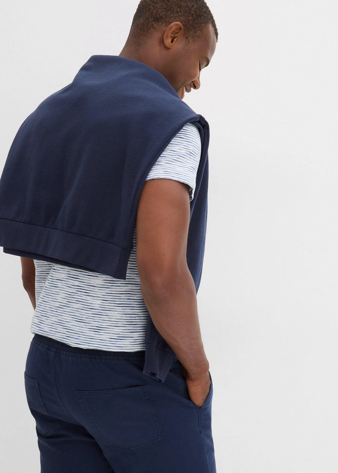 Bermuda 100% coton à taille élastiquée, regular - 3
