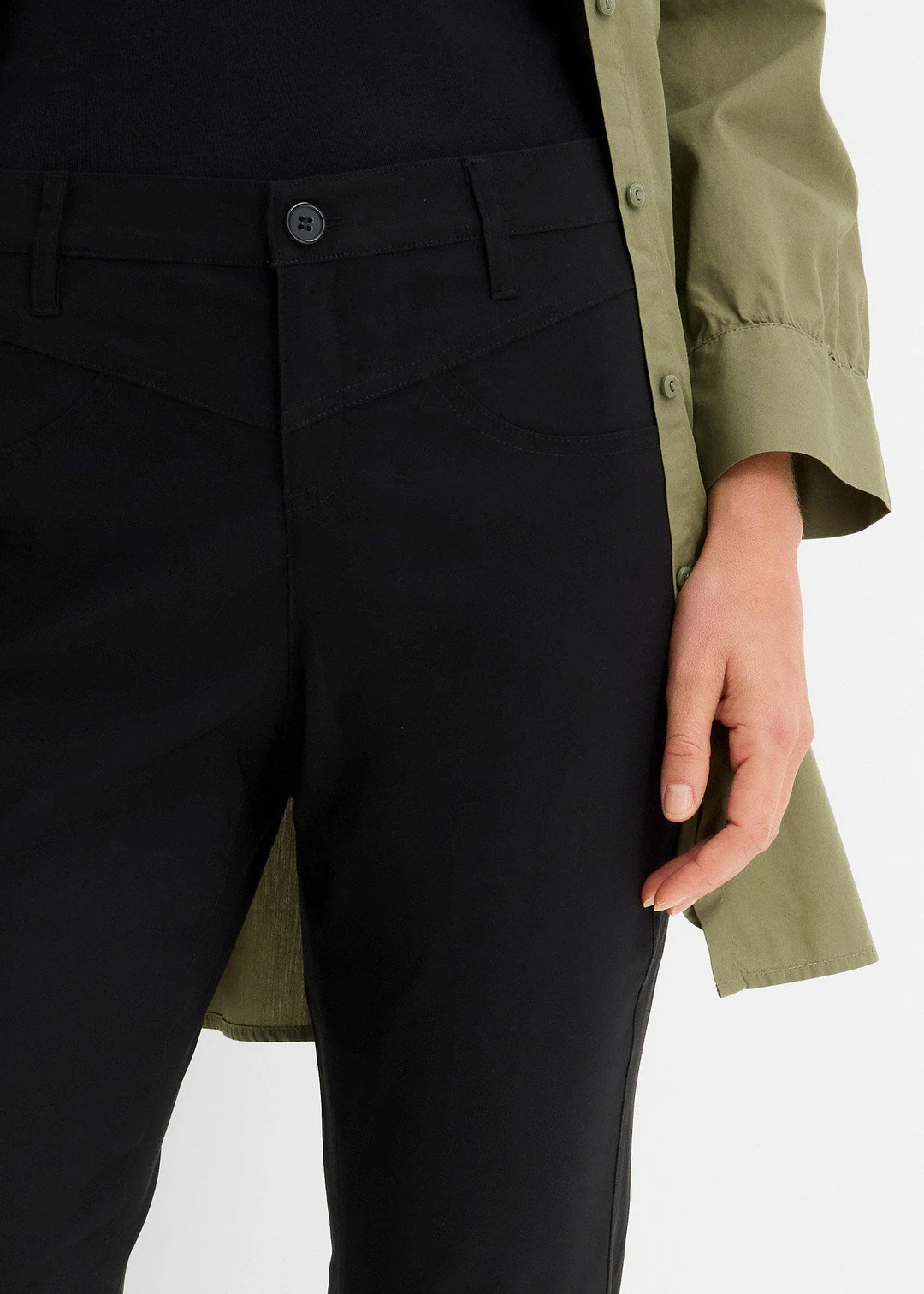 Pantalon bootcut en bengaline extensible - 3