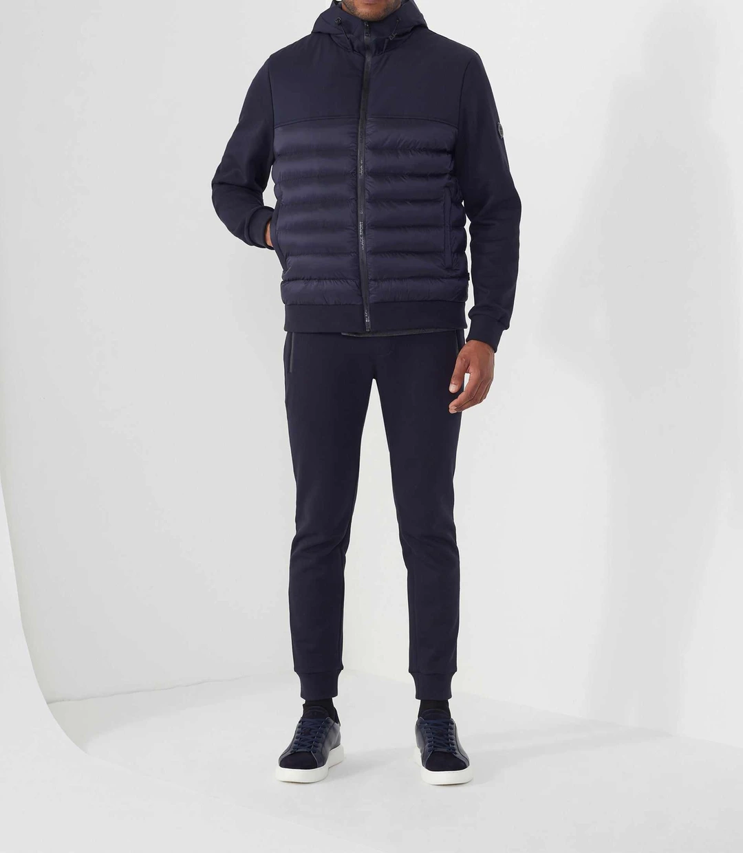 IZAC - Sweat à capuche marine ''SWsunshine''