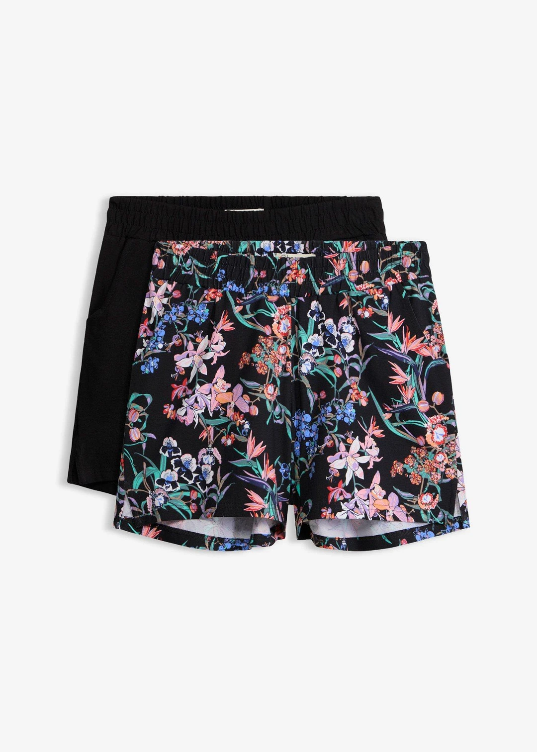 Lot de 2 shorts en jersey coton extensible