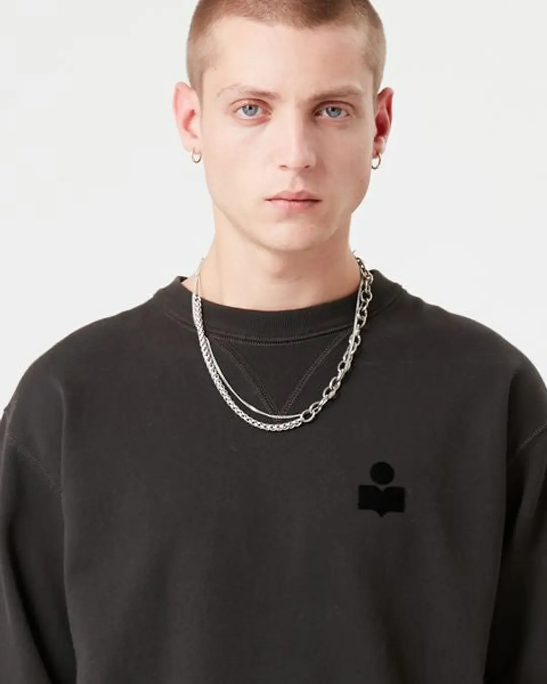 Sweatshirt Mike - Homme - Écru - Taille XL - 2