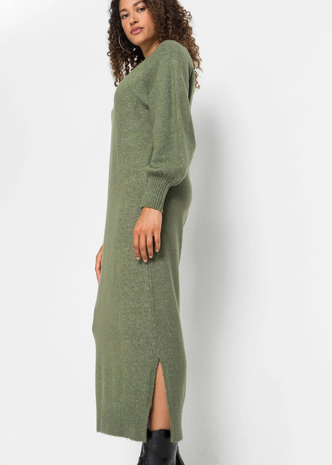 Robe midi oversize en maille - 3