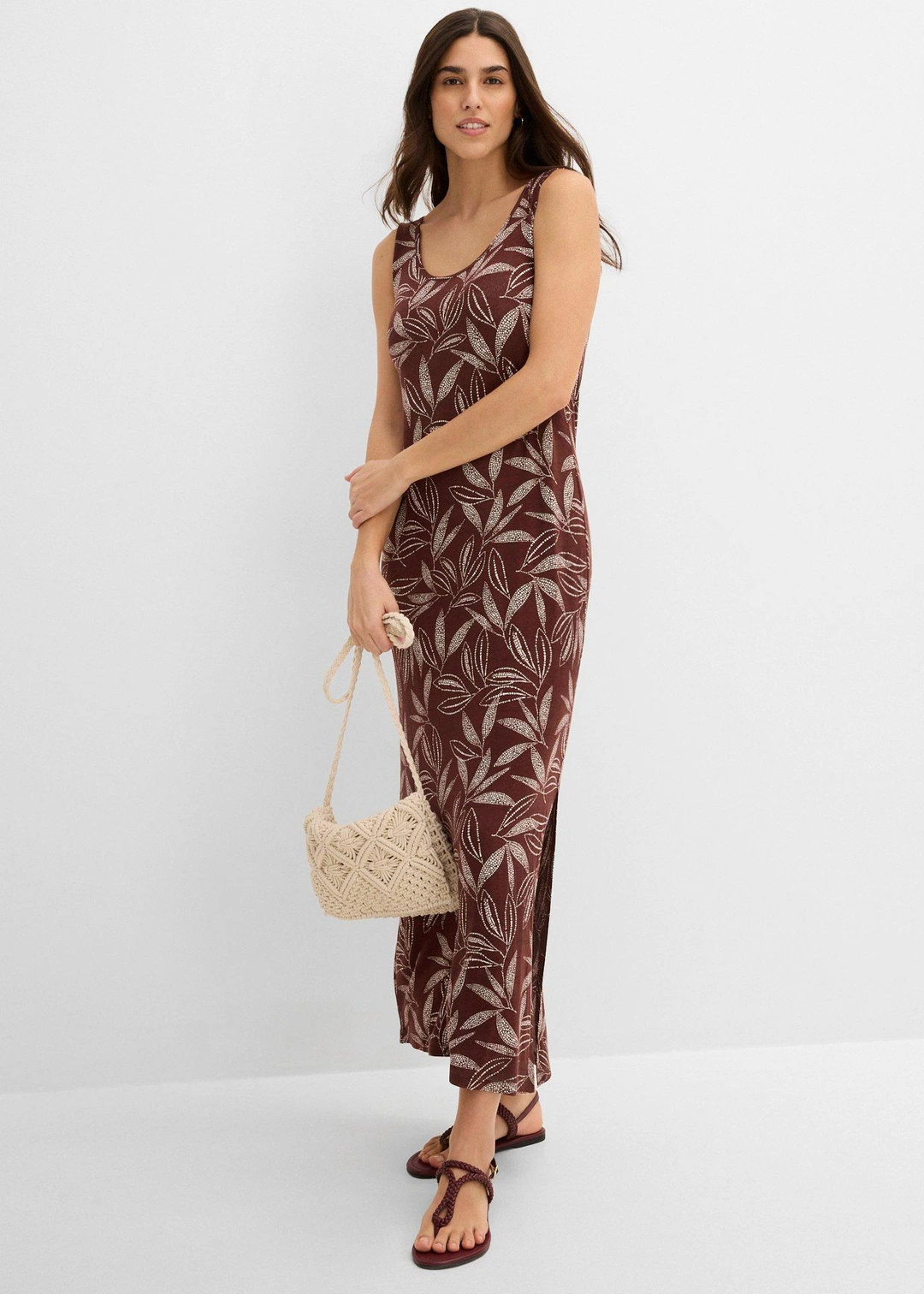 Robe longue en viscose fluide - 2