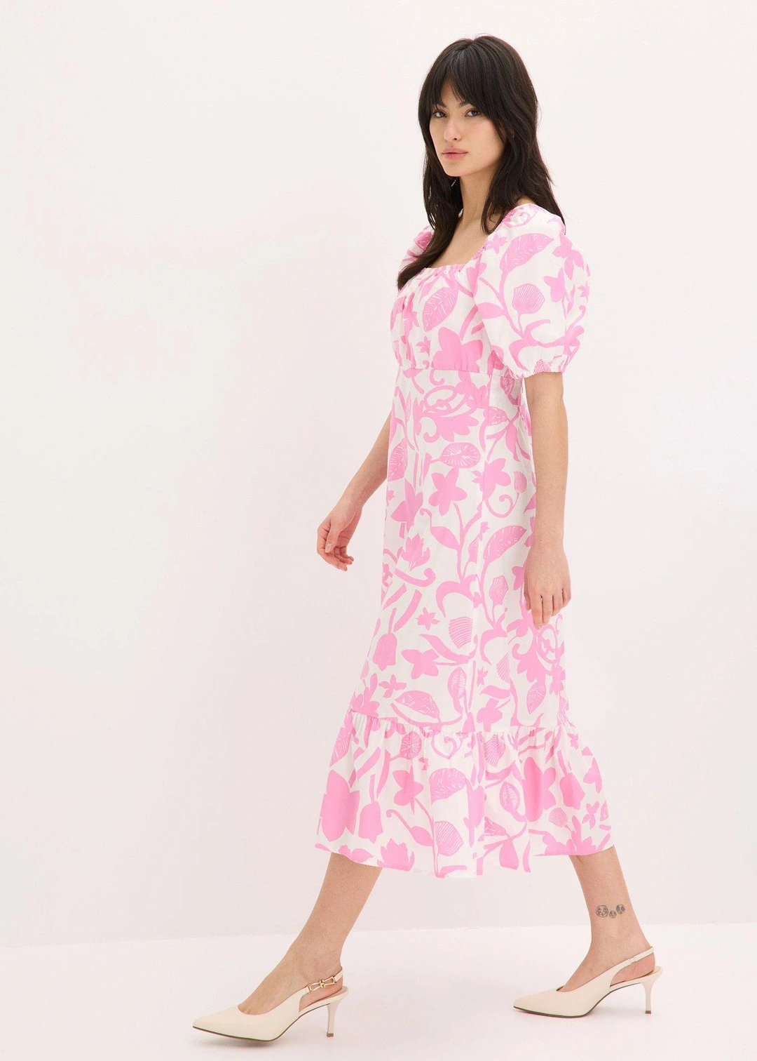 Robe midi 100% coton - 2