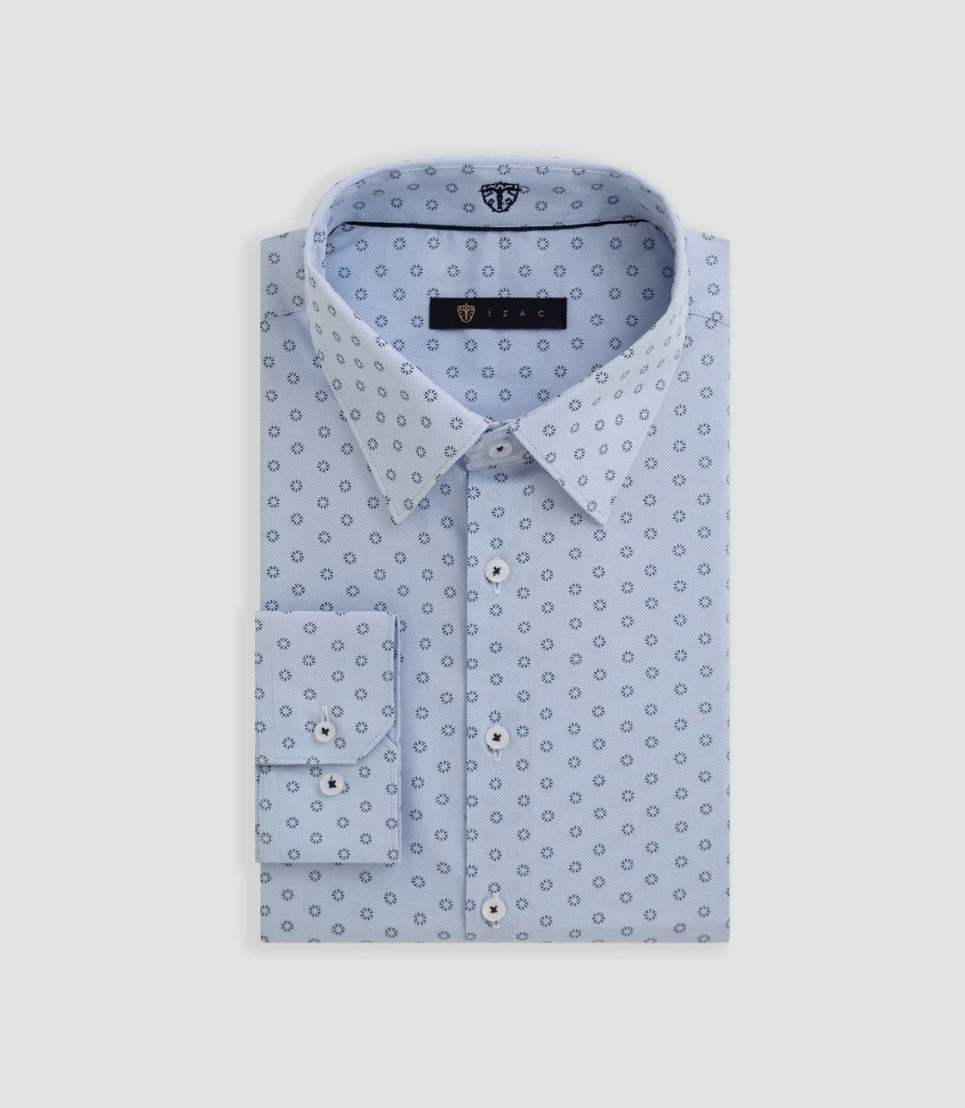 IZAC - Chemise imprimée ciel ''Bruce''