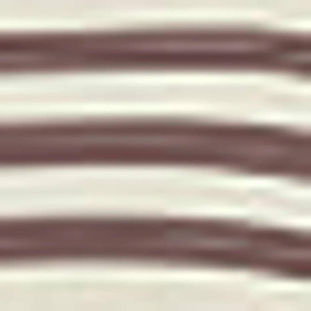 T-shirt rayé en coton - MAYSANE - Marron