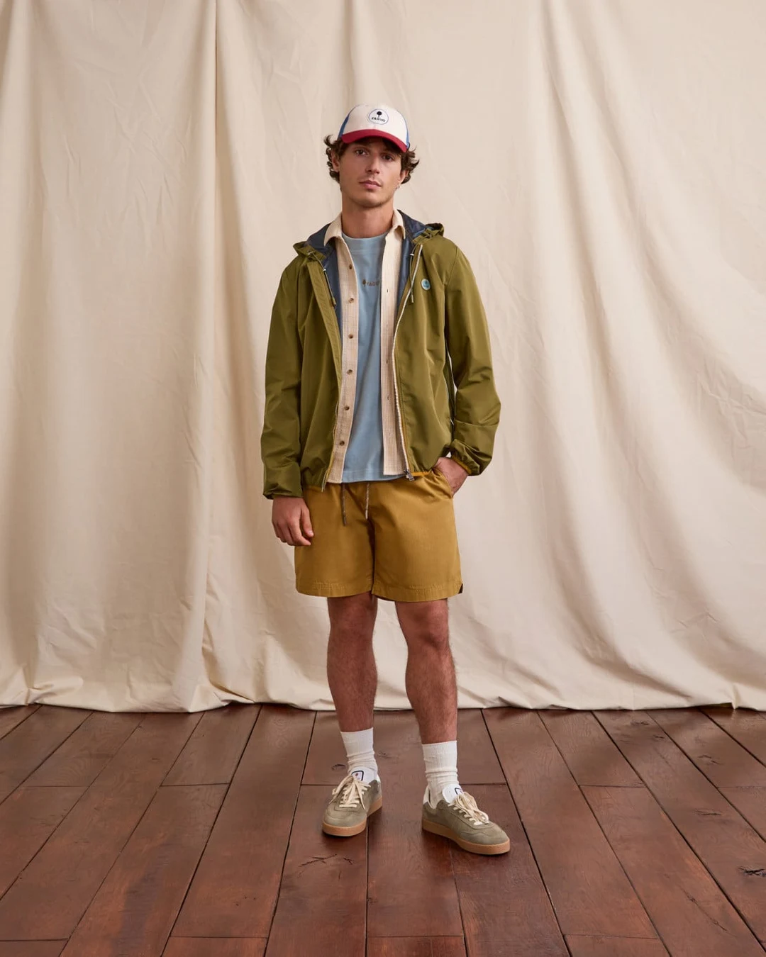 Veste coupe vent bleu marine - CARNOET
