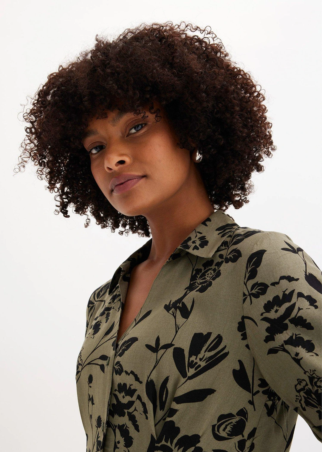 Robe-chemise en viscose fluide - 3