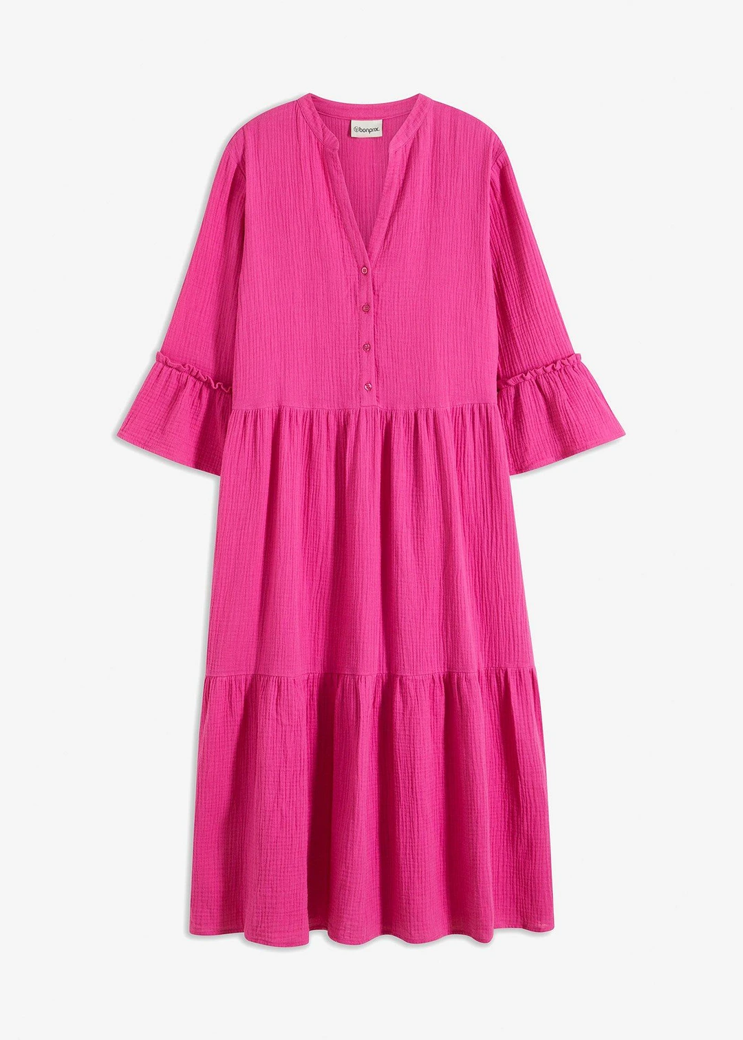 Robe longue en gaze de coton douce