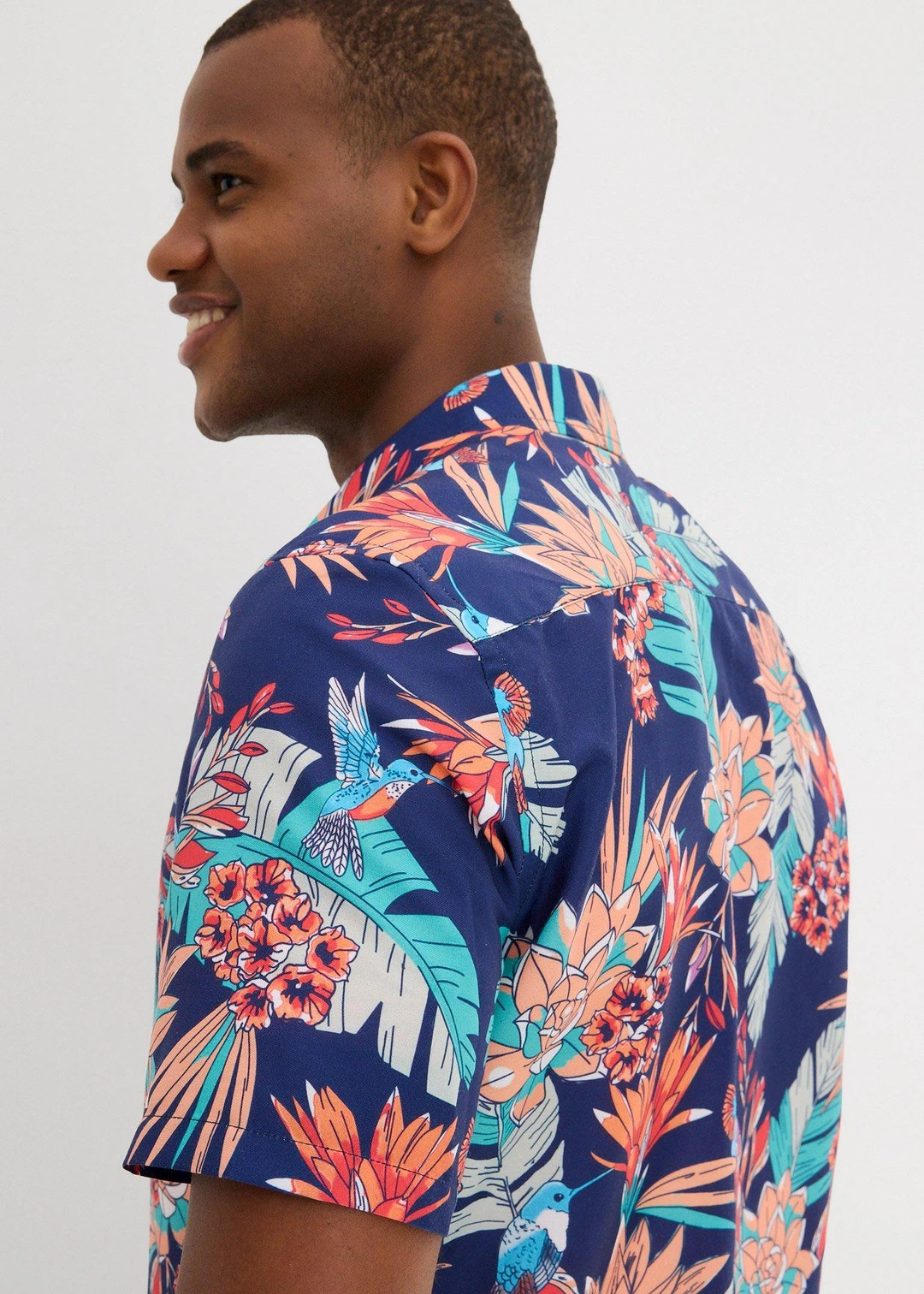 Chemise manches courtes en viscose - 3