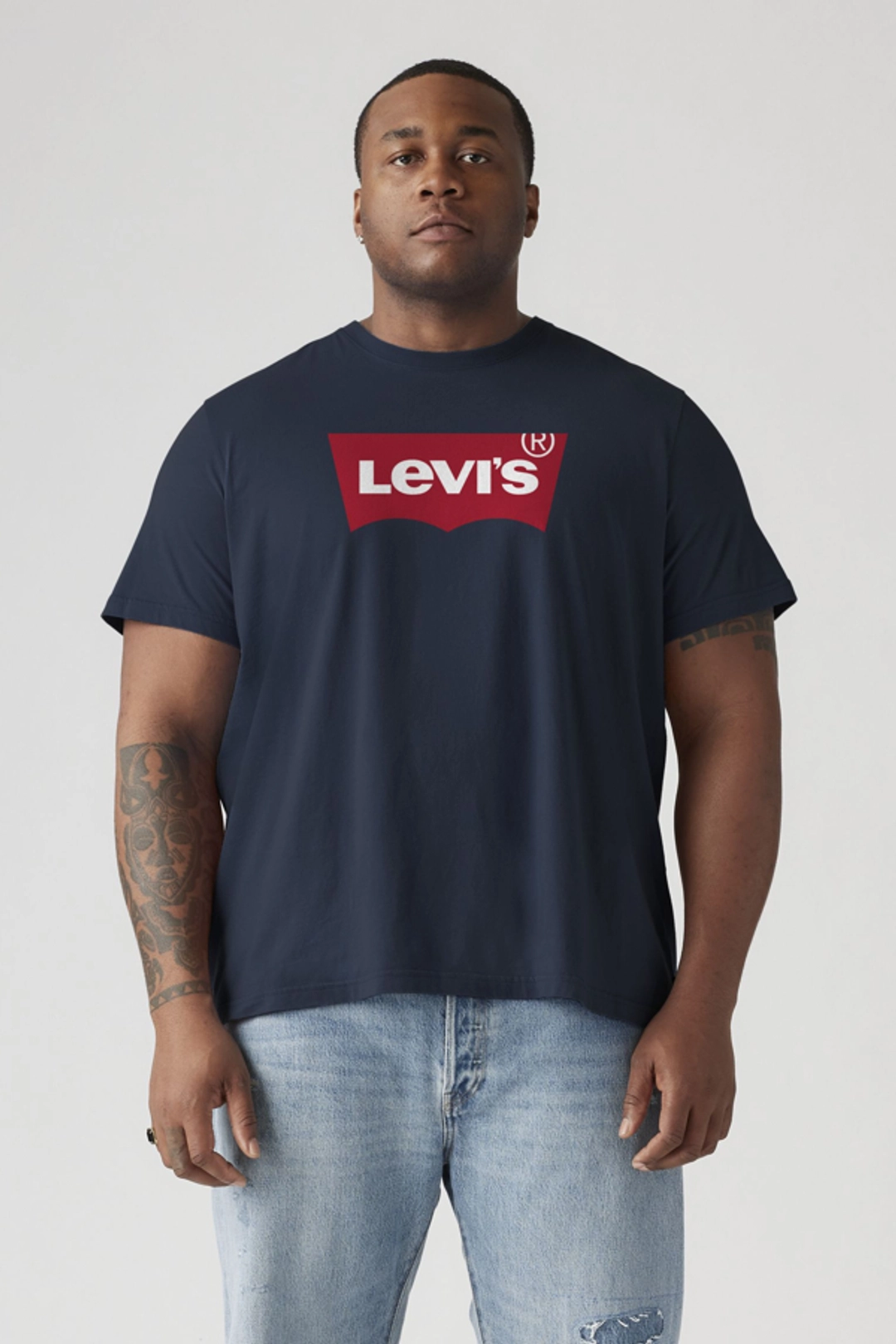 Levi's T Shirt Graphique (Grandes Tailles) - Homme - Bleu / Dress Blues - 5XL
