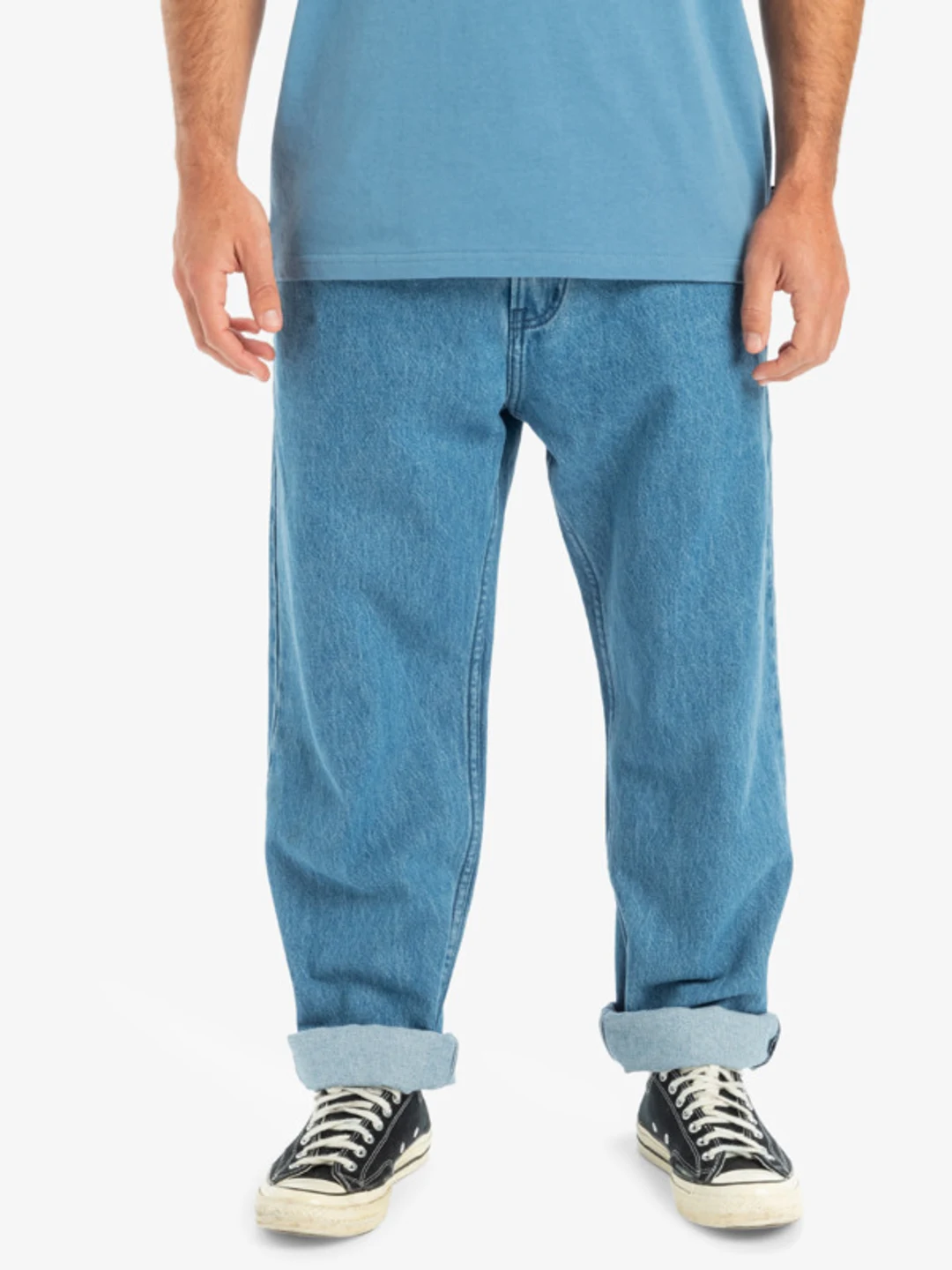 Baggy Nineties Wash - Jean pour Homme Bleu