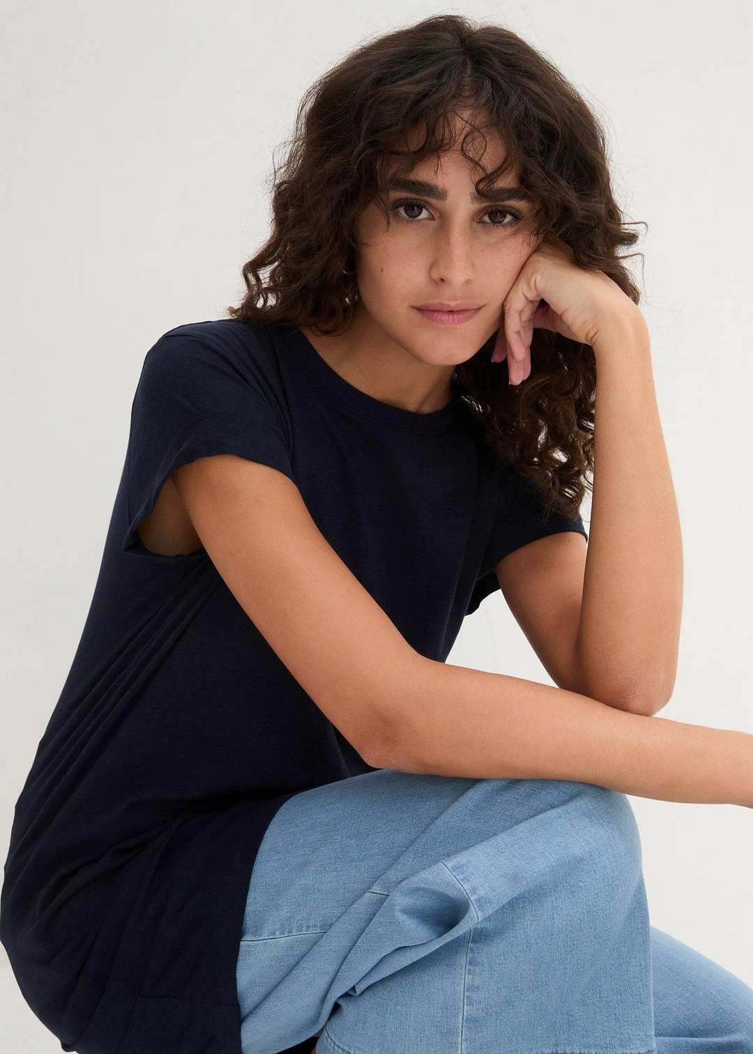 T-shirt long 100% coton - 3