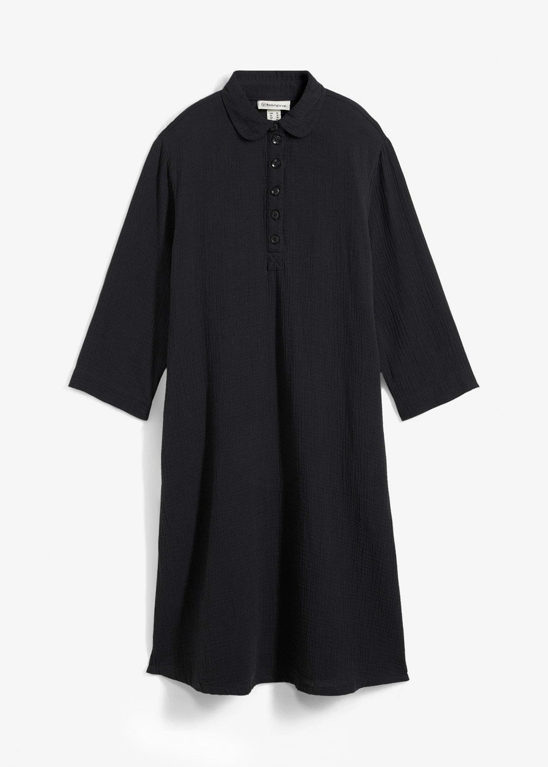 Robe-chemise en gaze de coton