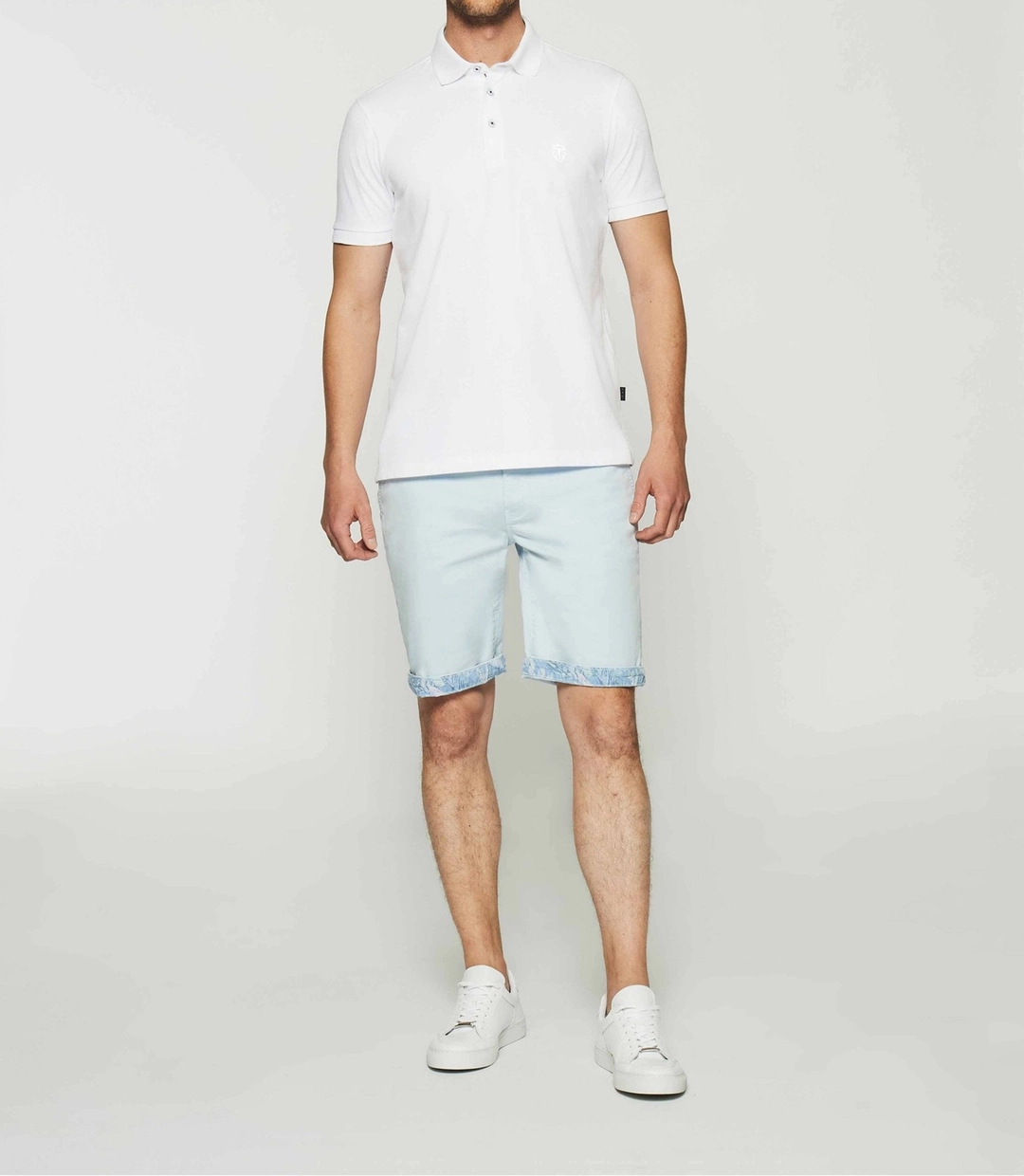 IZAC - Polo uni blanc manches courtes GREGOR