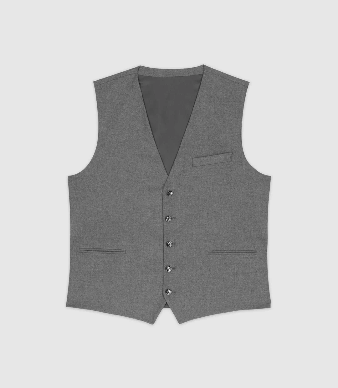 IZAC - Gilet de costume gris moyen XSOYEUX