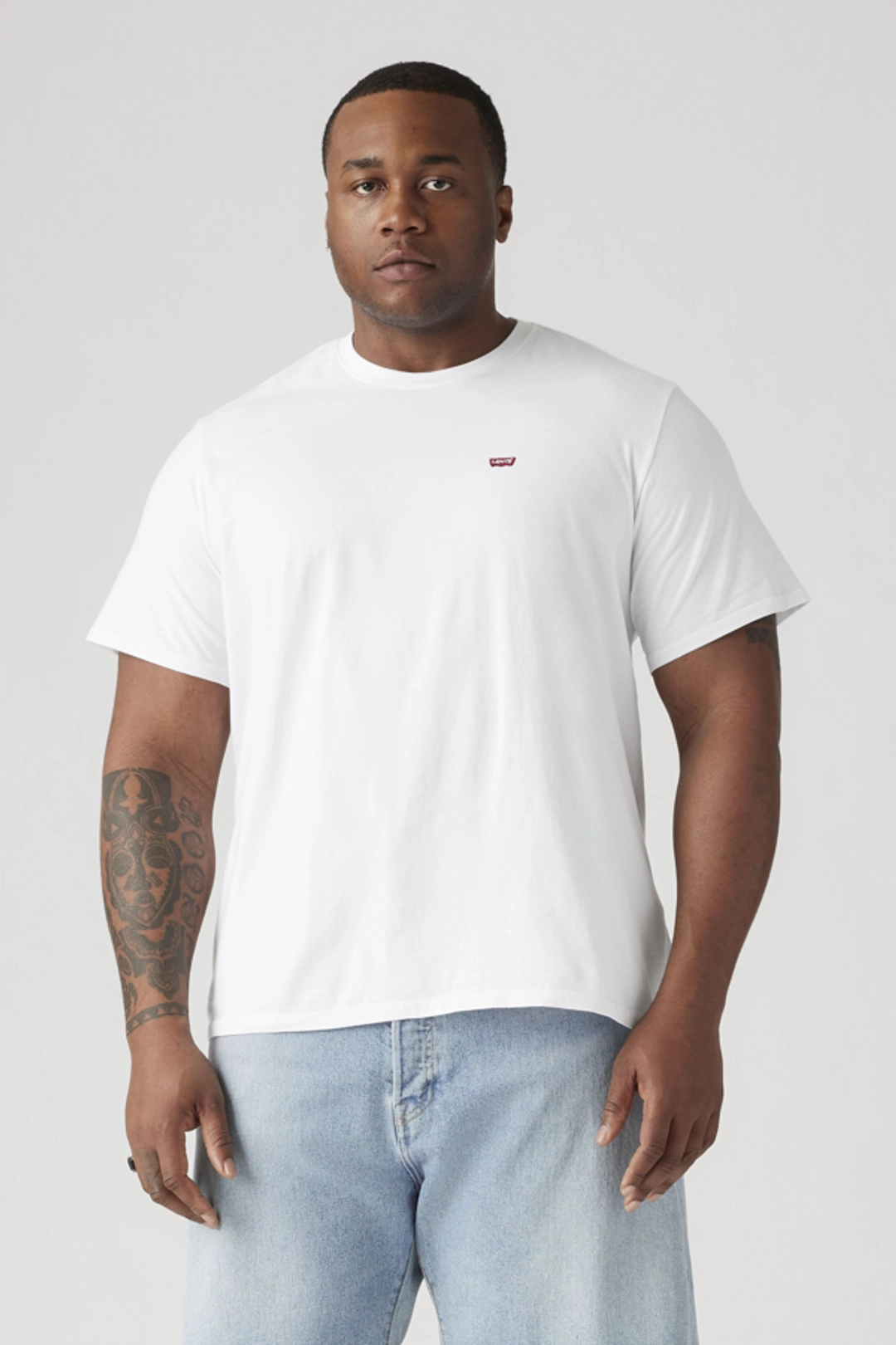 Levi's T Shirt Original Housemark (grandes Tailles) - Homme - Neutral / White + - 5XL