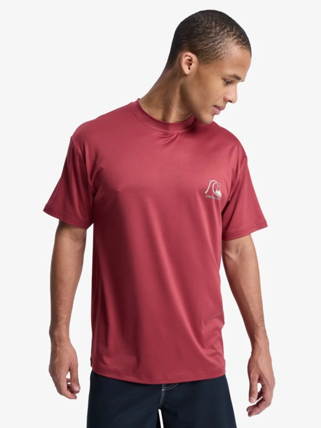 DNA Surf - T-shirt de surf à manches courtes UPF 50 pour Homme Rouge