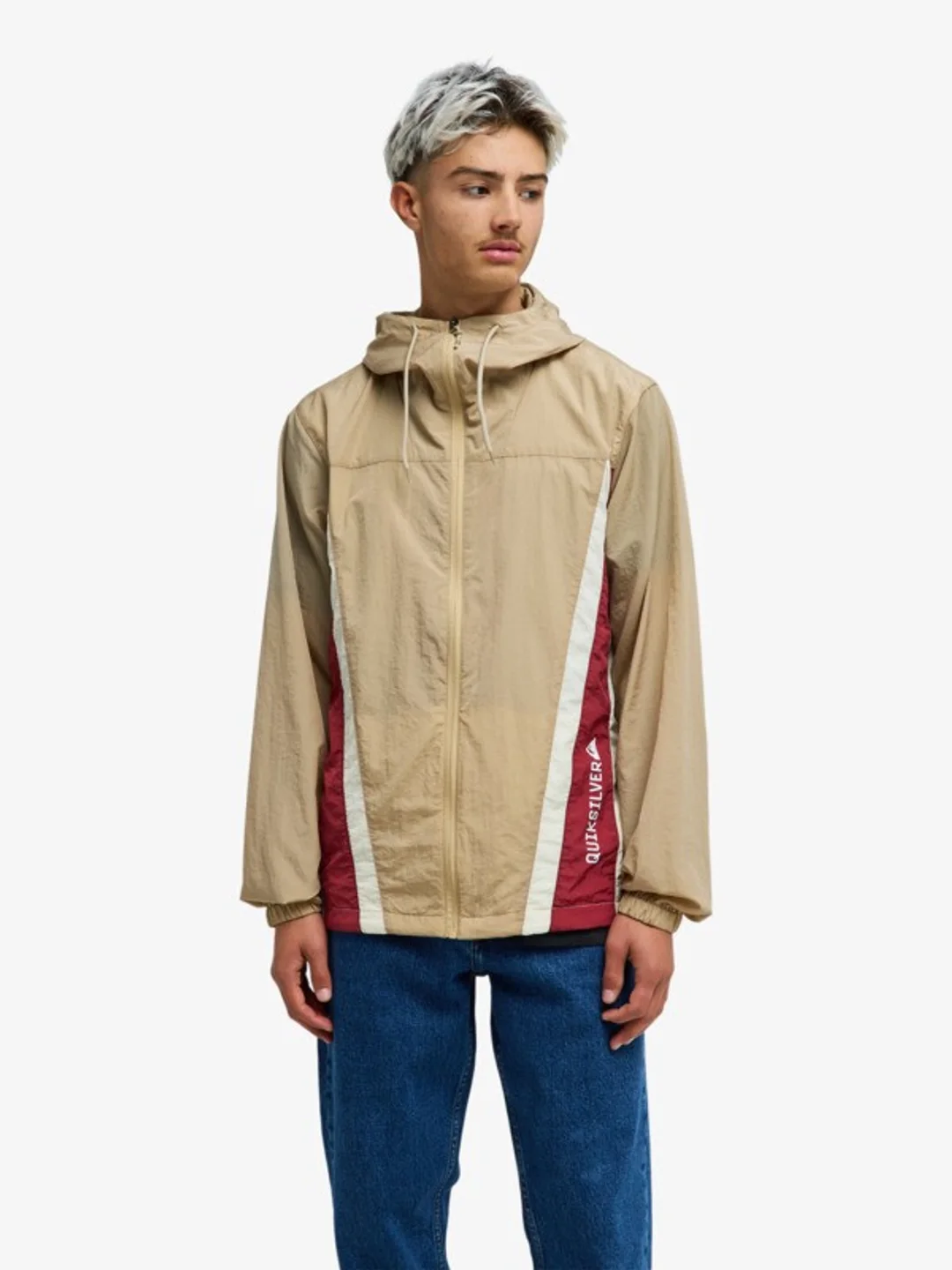 Clicker - Veste coupe-vent à capuche pour Homme Noir