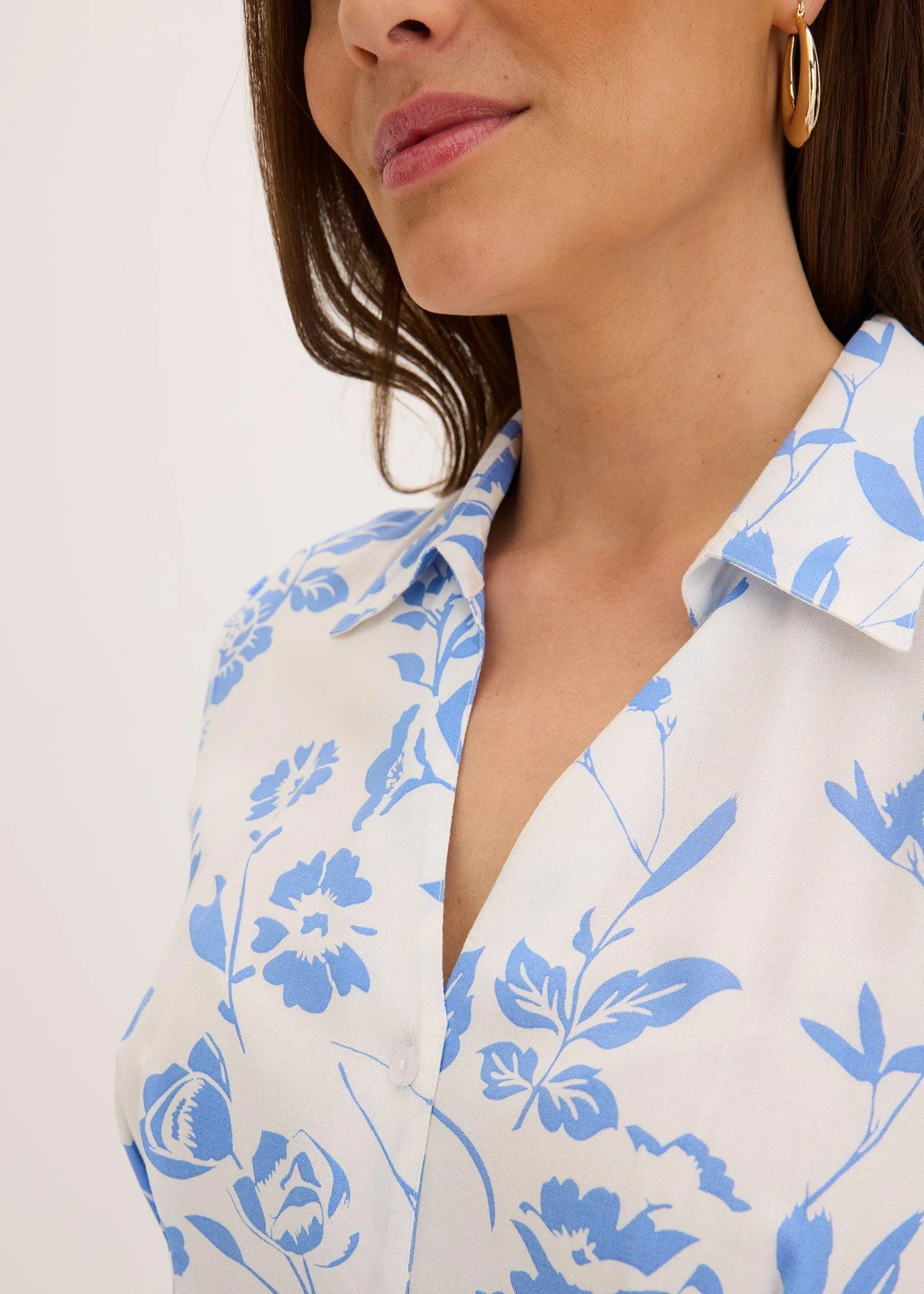 Robe-chemise en viscose fluide - 3