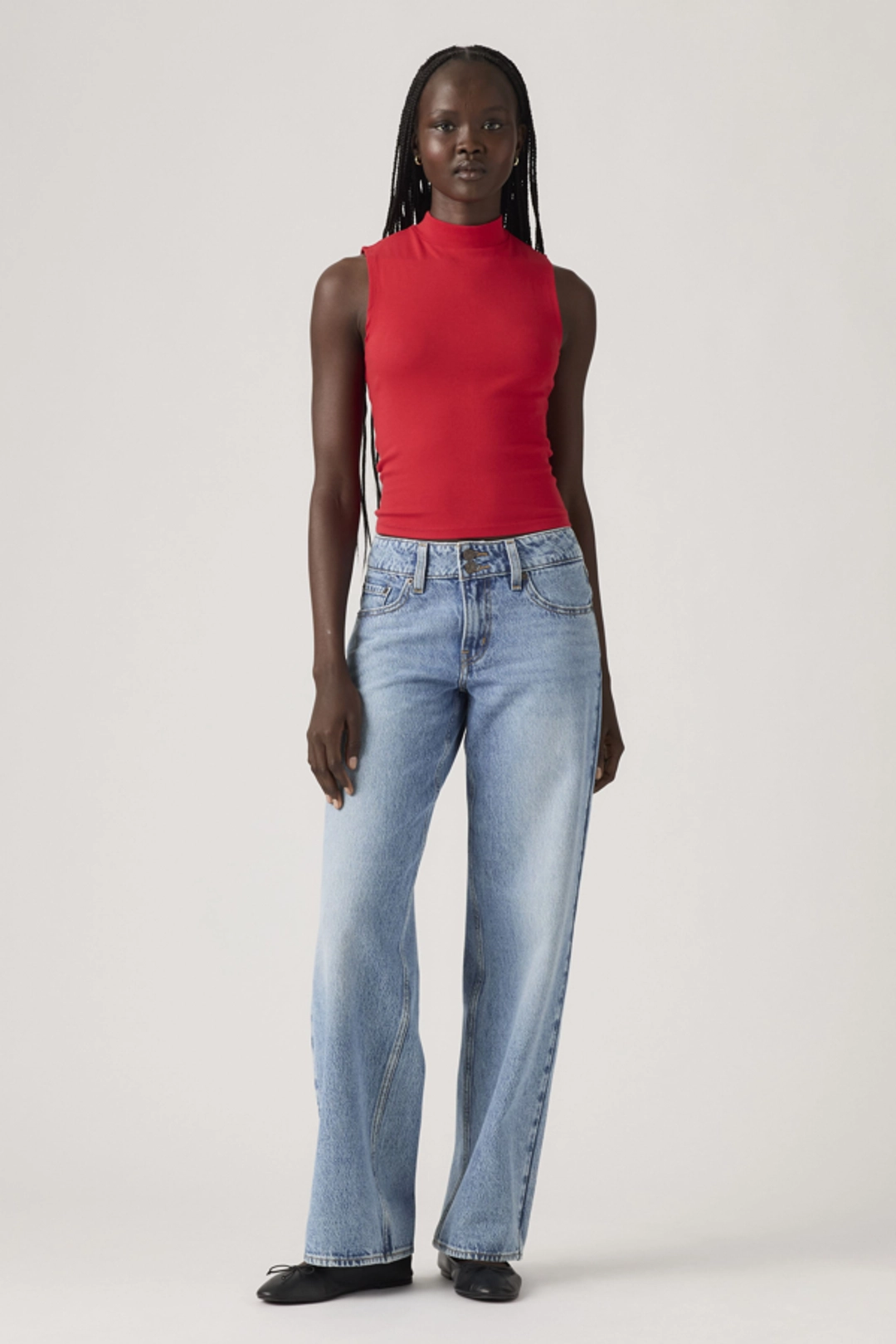 Levi's Jean Superlow Loose - Femme - Bleu / Abraided Art - 34X32 - 2