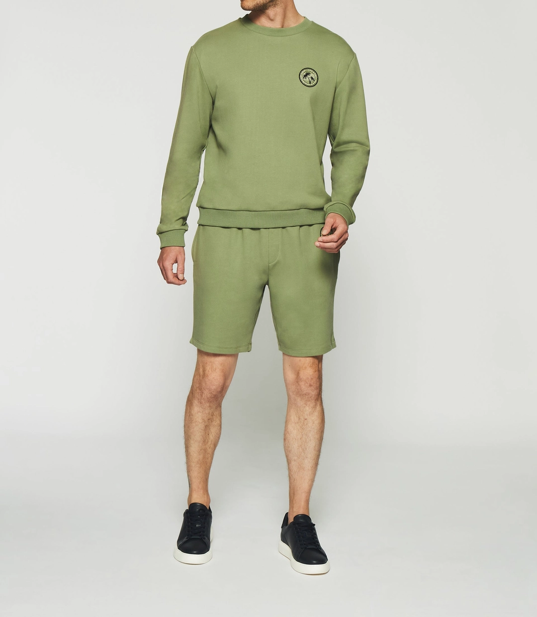 IZAC - Sweat manches longues kaki SWDARREN