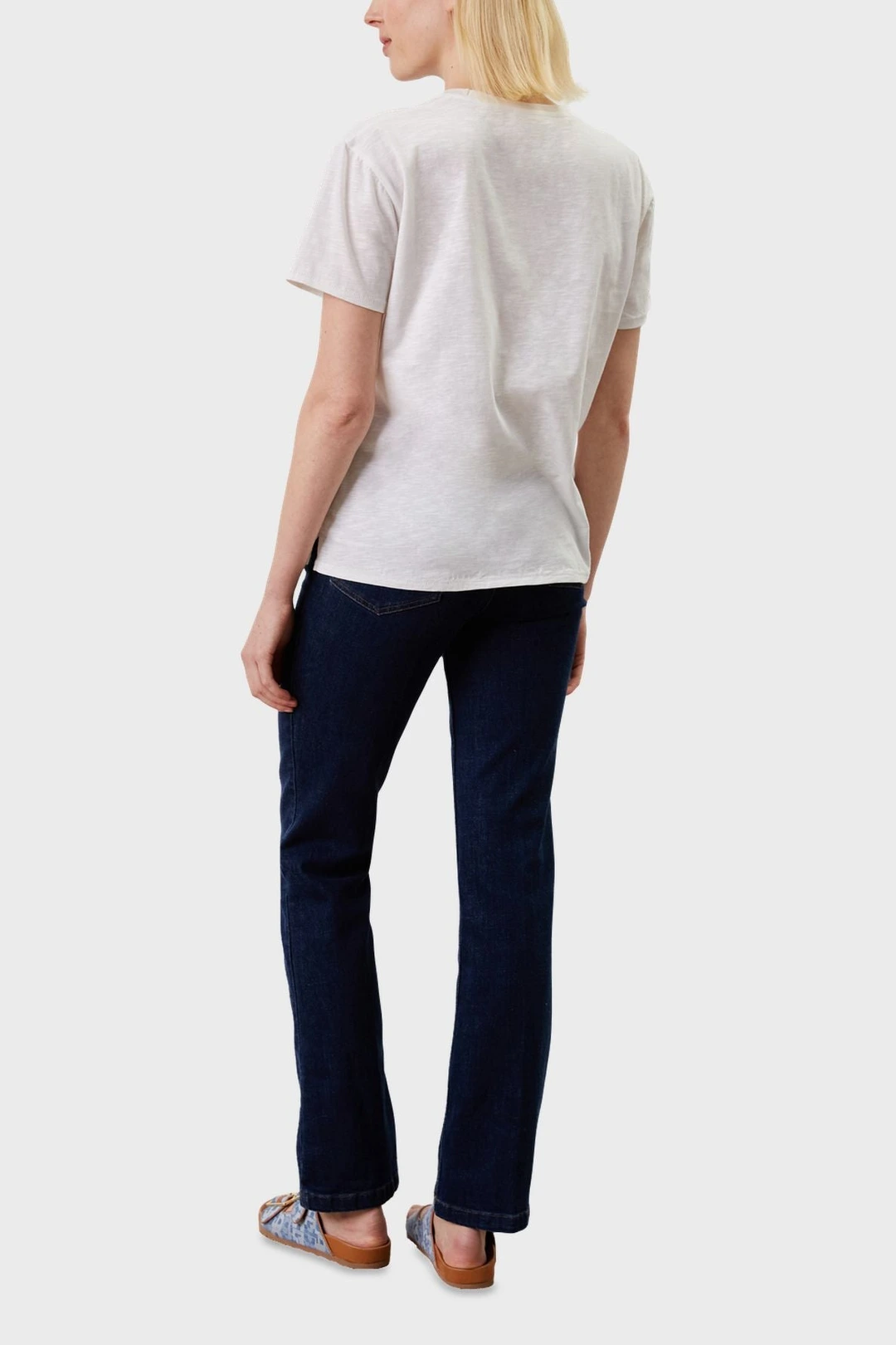 T-Shirt imprimé en 100% coton - AENOR - Bleu orageux