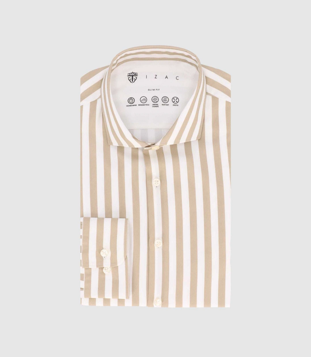 IZAC - Chemise beige MADEIRE