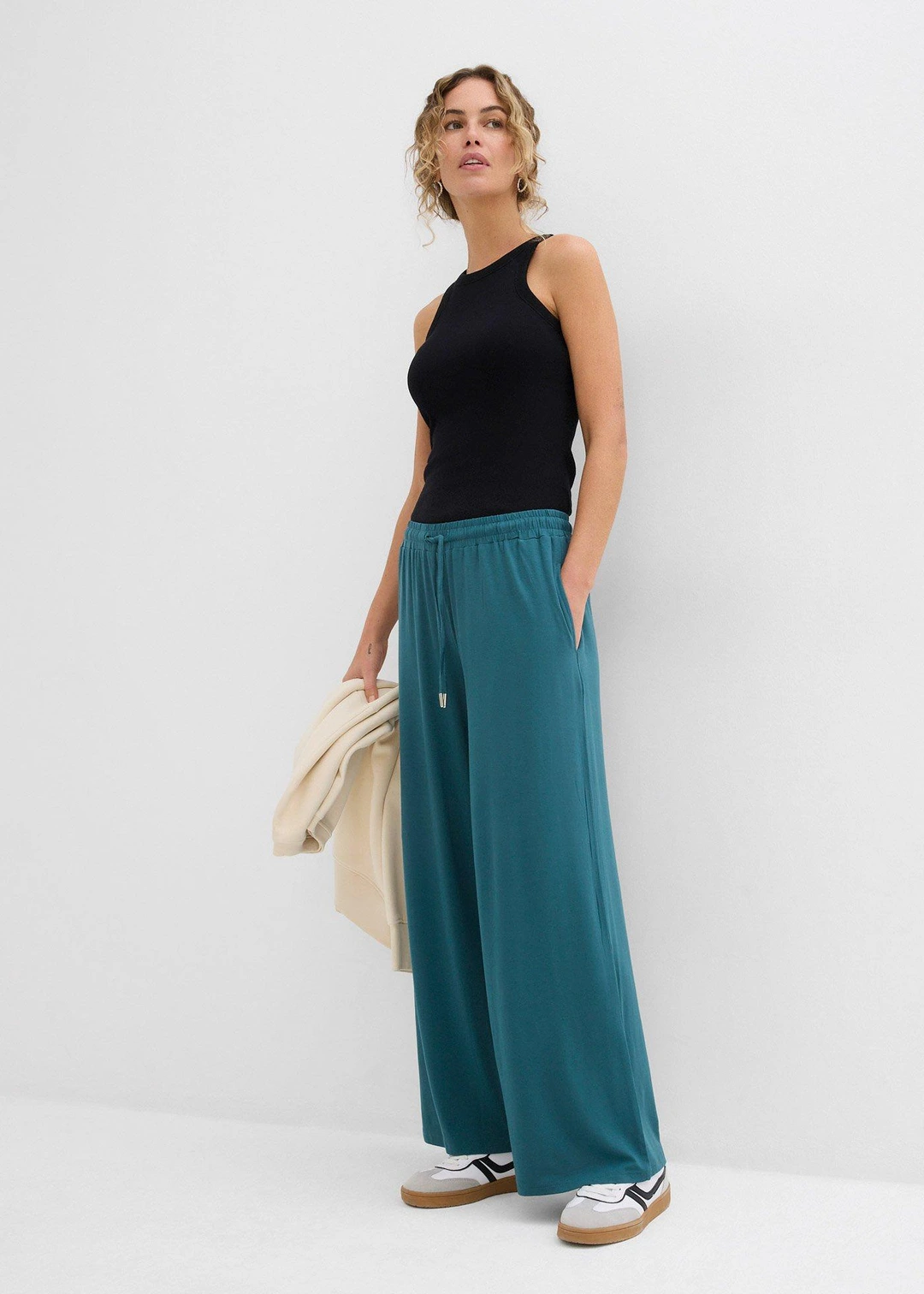 Pantalon fluide en jersey viscose - 2