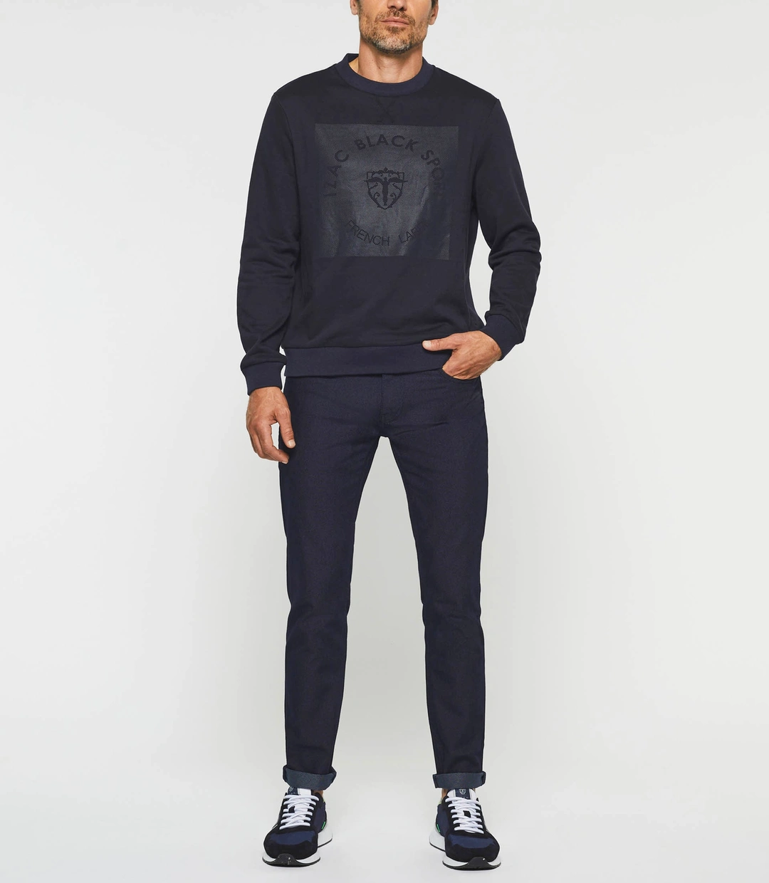 IZAC - Sweat casual marine ''Swdenzel''