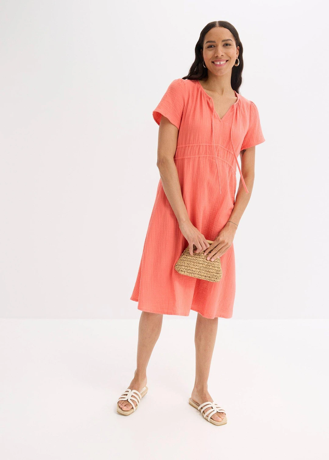 Robe tunique en gaze de coton - 2