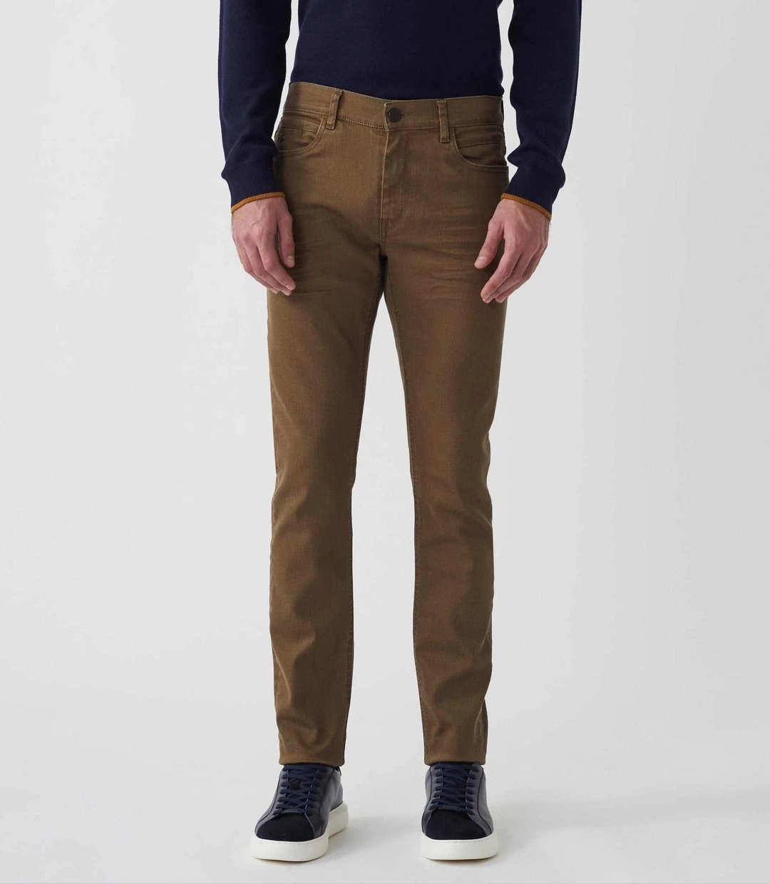 IZAC - Jean slim camel ''Lio''