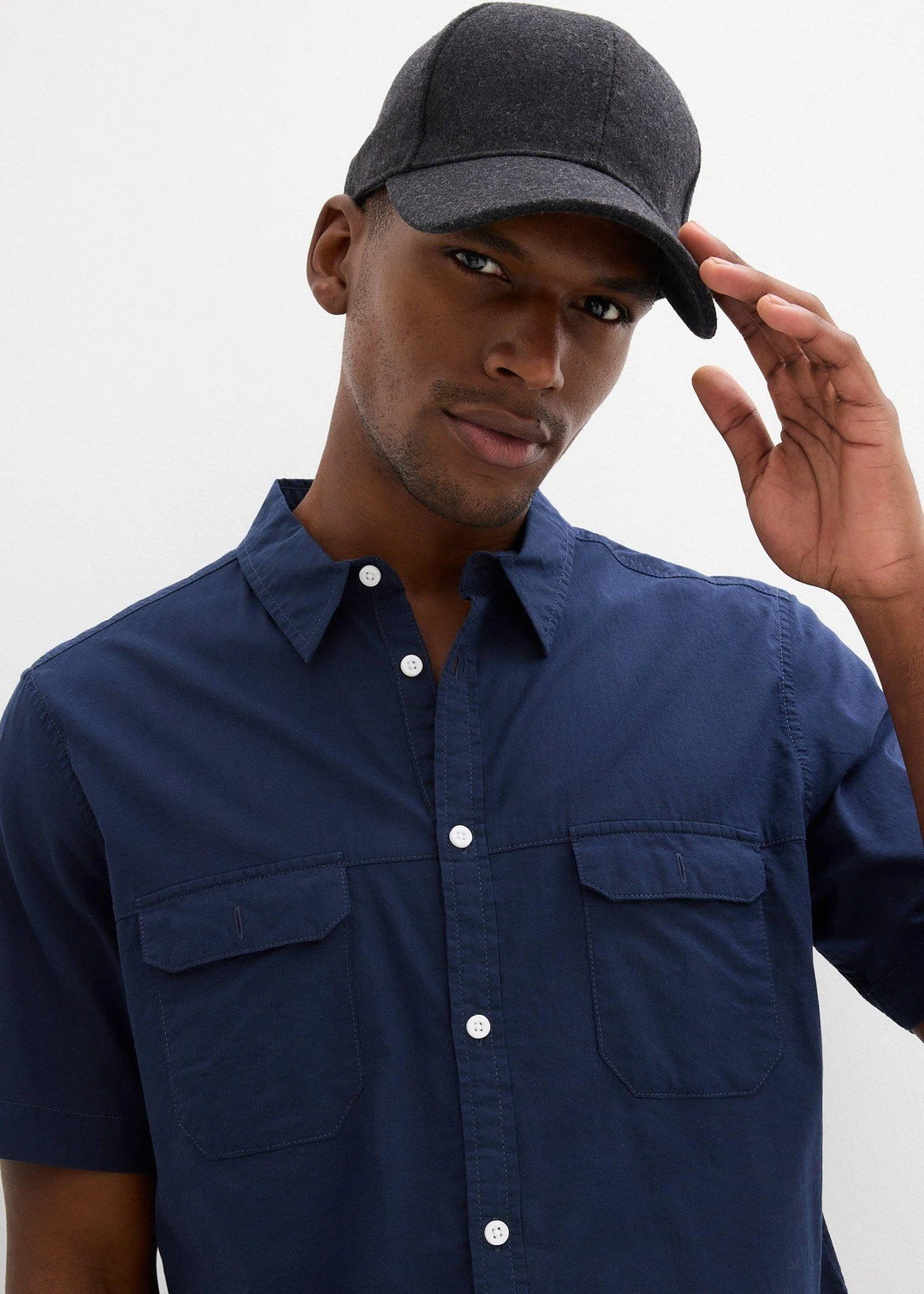 Chemise manches courtes 100% coton