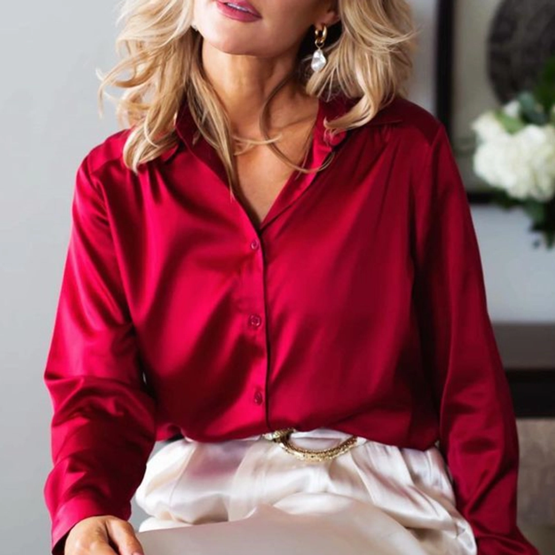 LILYSILK Chemisiers 100% Soie Femmes Respirant Finition Brillante Douce Pour La Peau Et Respirante