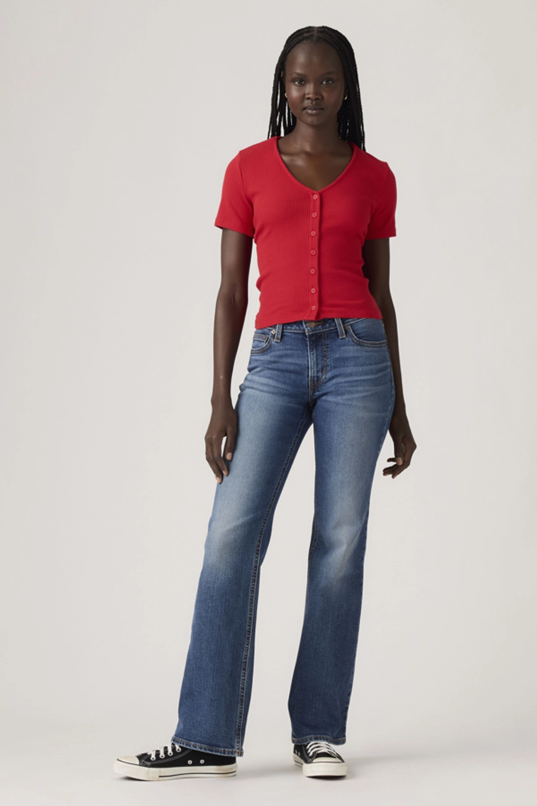 Levi's Jean Superlow Bootcut - Femme - Bleu / Medium Indigo Stonewash - 34X32 - 2