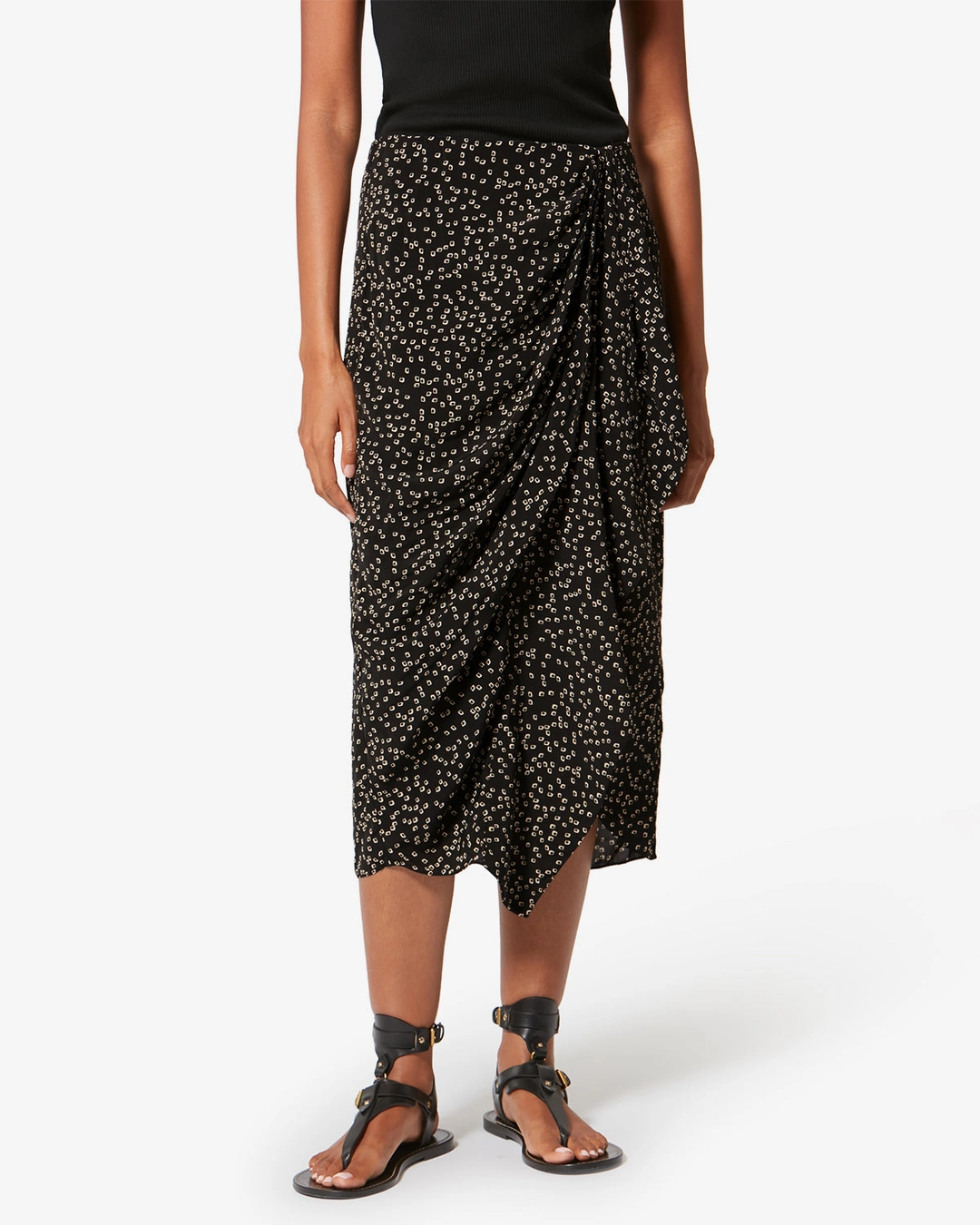 Jupe Zaine - Femme - Noir - Taille 42 - Marant Étoile - 5