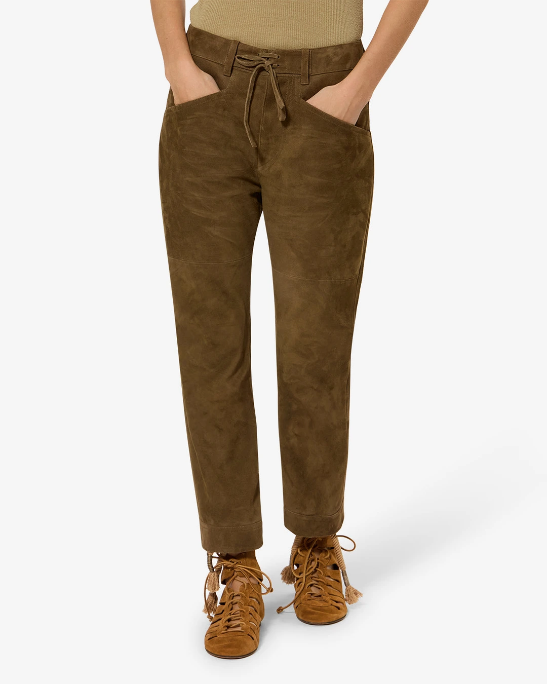 Pantalon Camilany - Femme - Kaki - Taille 40 - 5