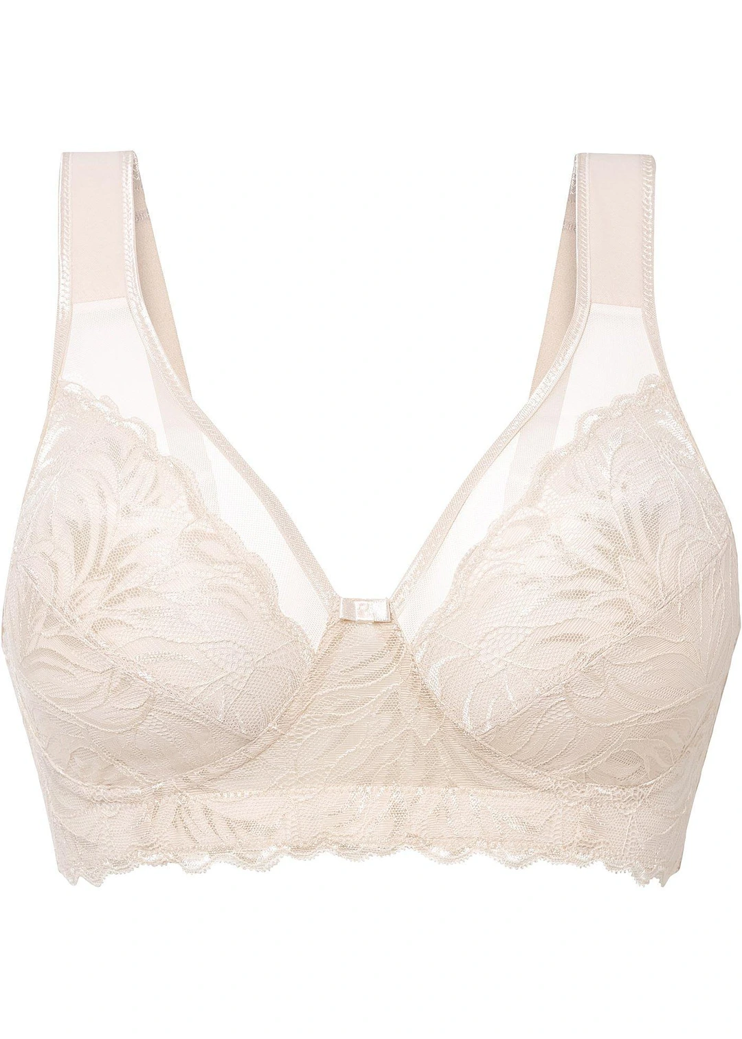 Soutien-gorge minimiseur sans armatures, bretelles rembourrées