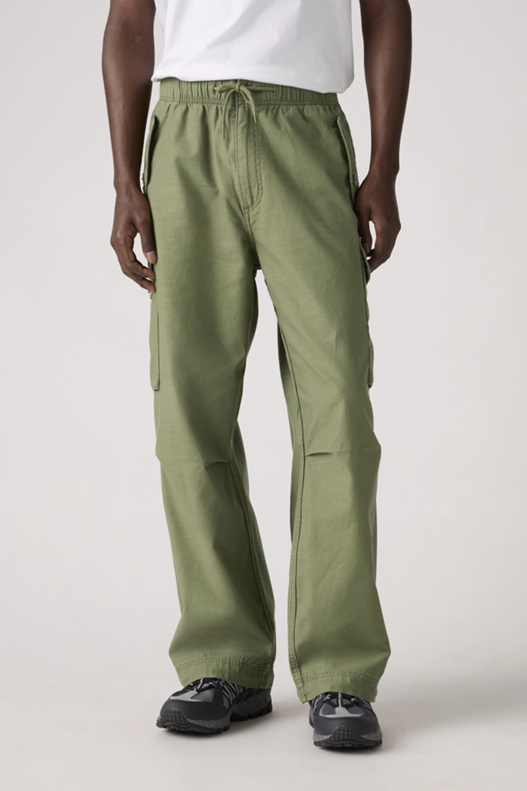 Levi's Pantalon Cargo Baggy Field - Homme - Neutral / Bader Camo Vintage Khaki Ns Slub Twll - XL - 2