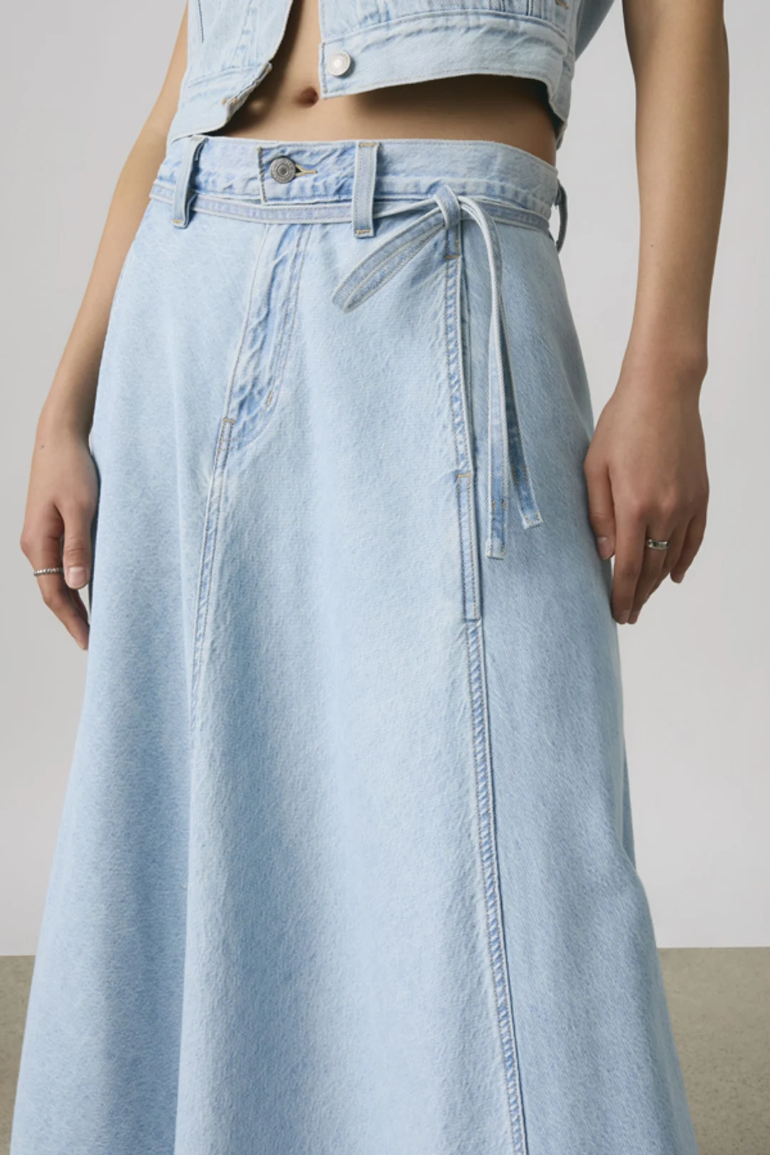 Levi's Jupe XL - Femme - Bleu / Square Circle - 32 - 2