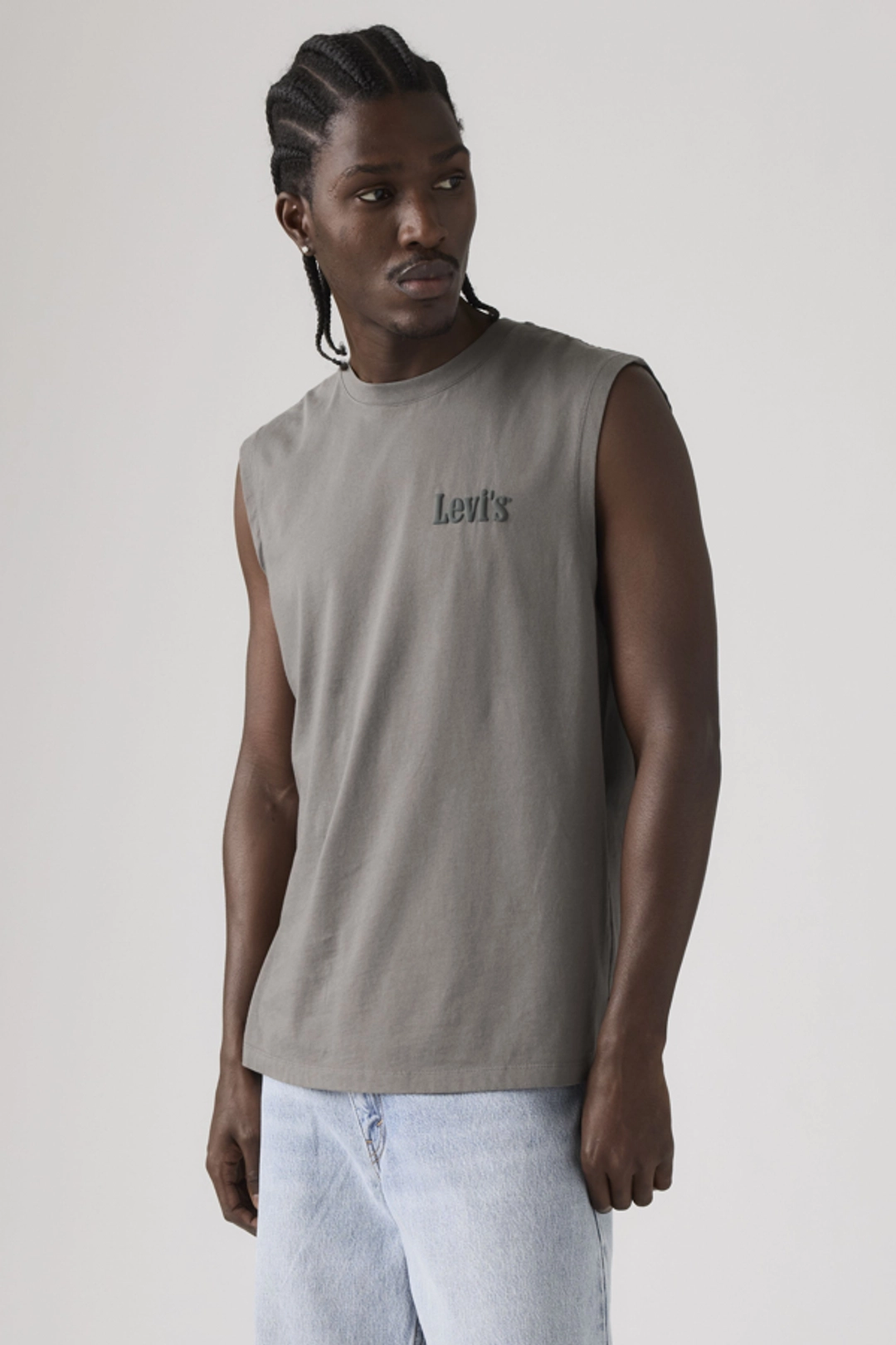Levi's Débardeur Graphique - Homme - Beige / Pumice Stone - XL