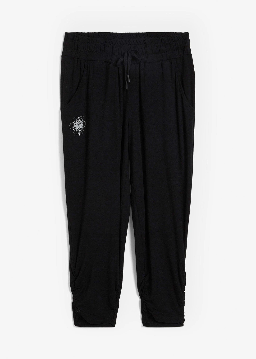 Pantalon sarouel décontracté avec ourlet resserré
