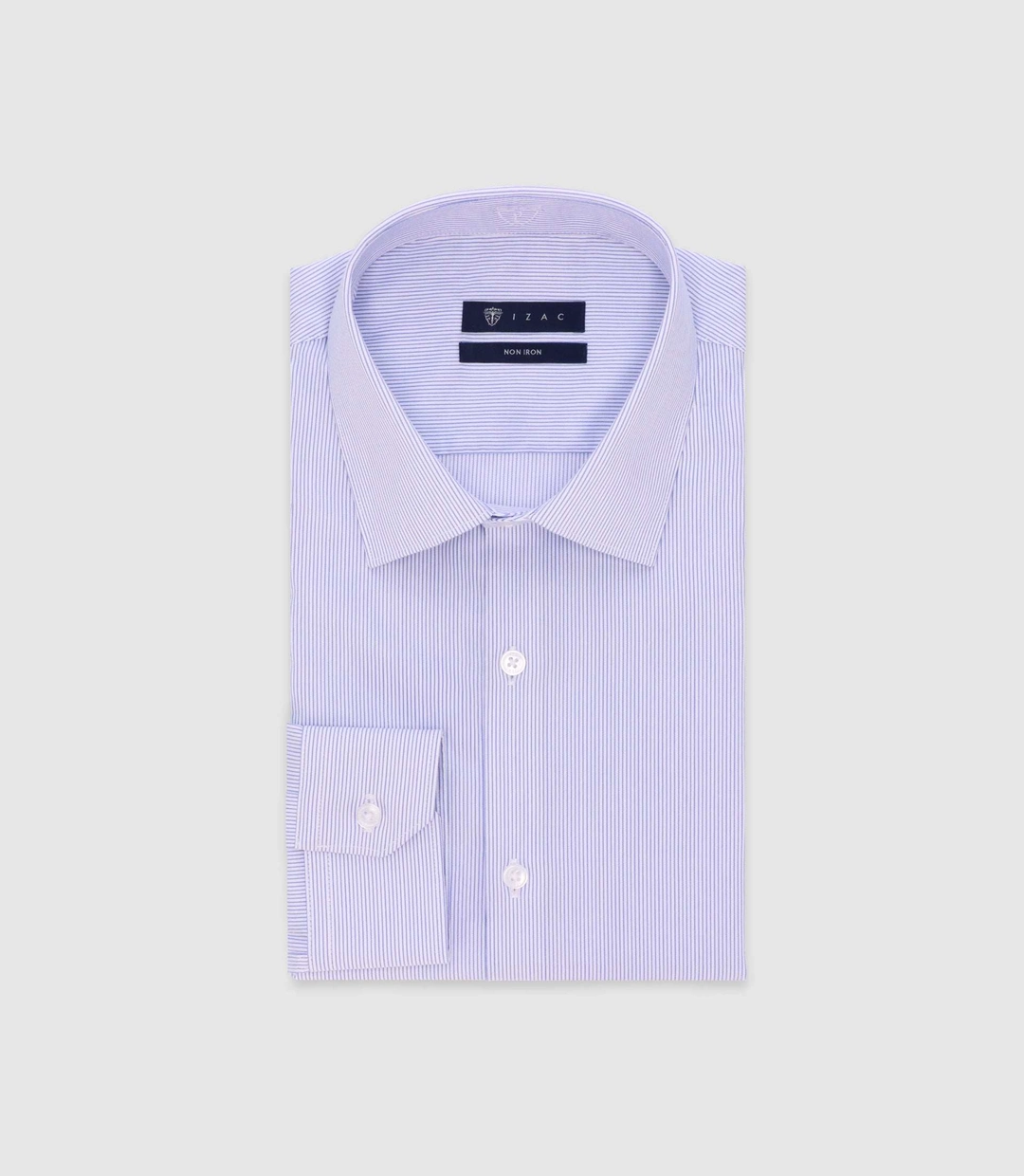 IZAC - Chemise infroissable bleue