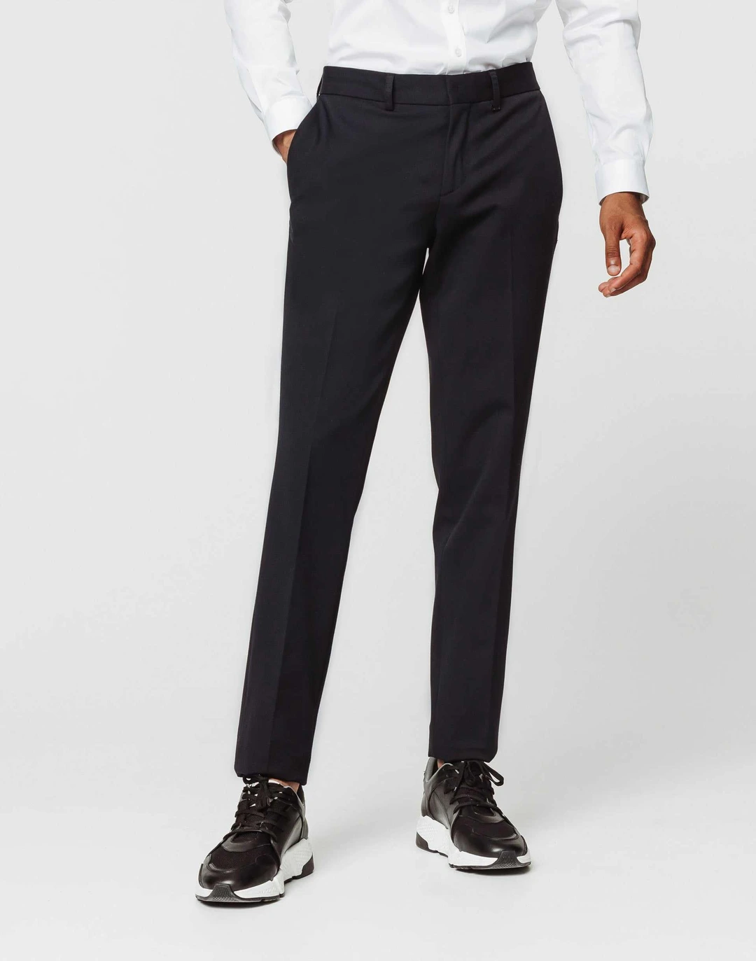 IZAC - Pantalon slack navy